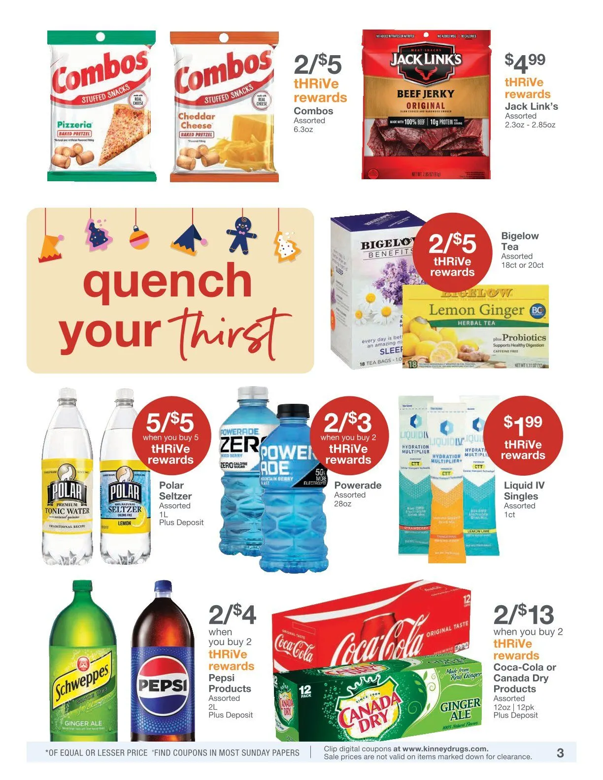 Weekly ad Kinney Drugs Sales from December 1 to December 28 2024 - Page 3