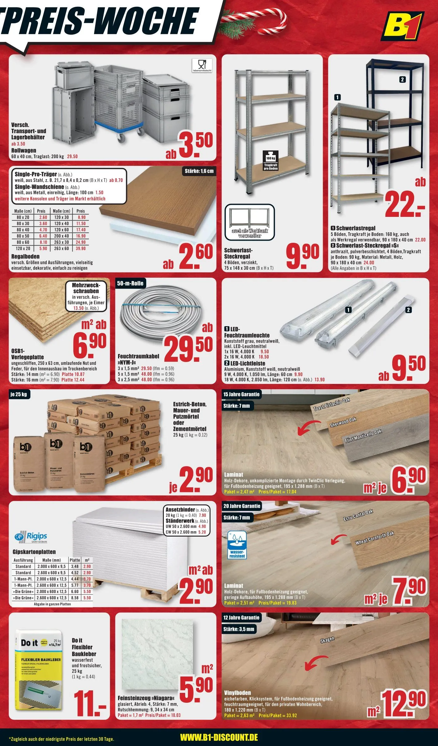 B1 Discount Baumarkt Angebote von 29. November bis 5. Dezember 2025 - Prospekt seite 3
