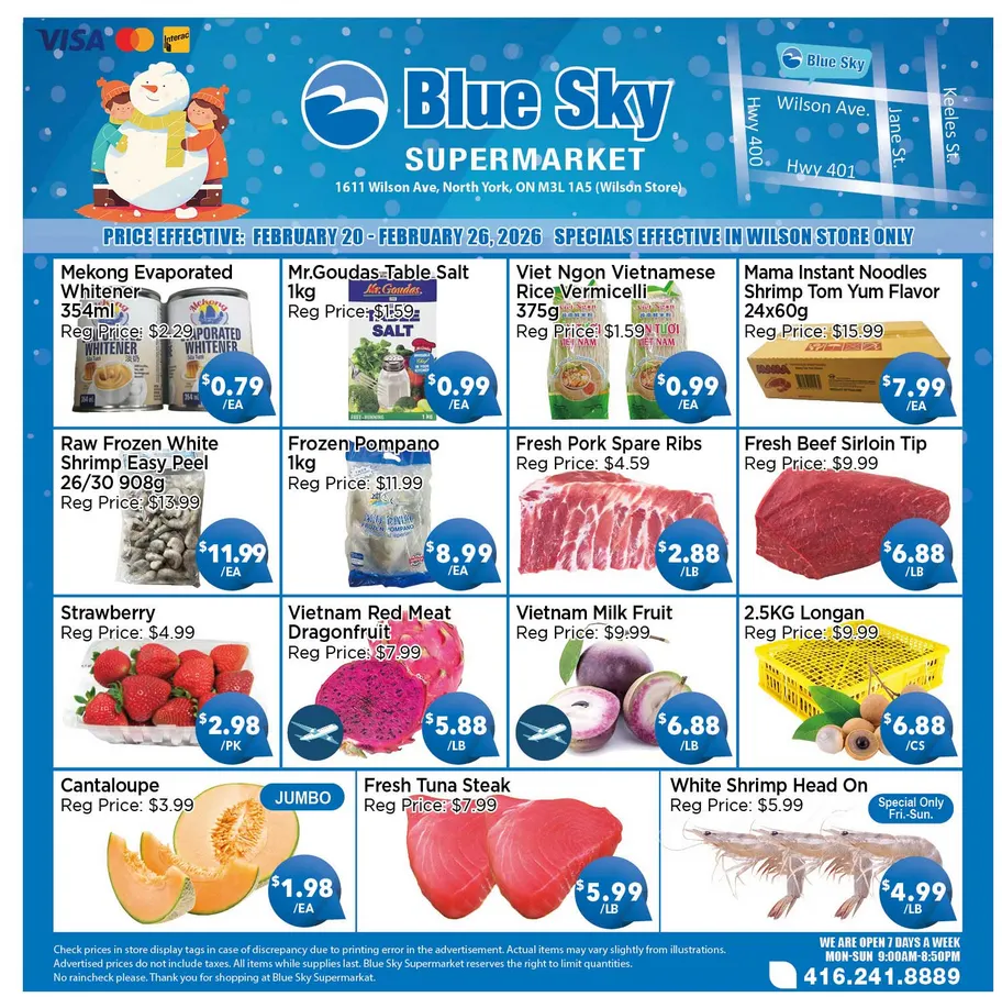Blue Sky Supermarket Sales from February 20 to February 26 2026 - flyer page 3