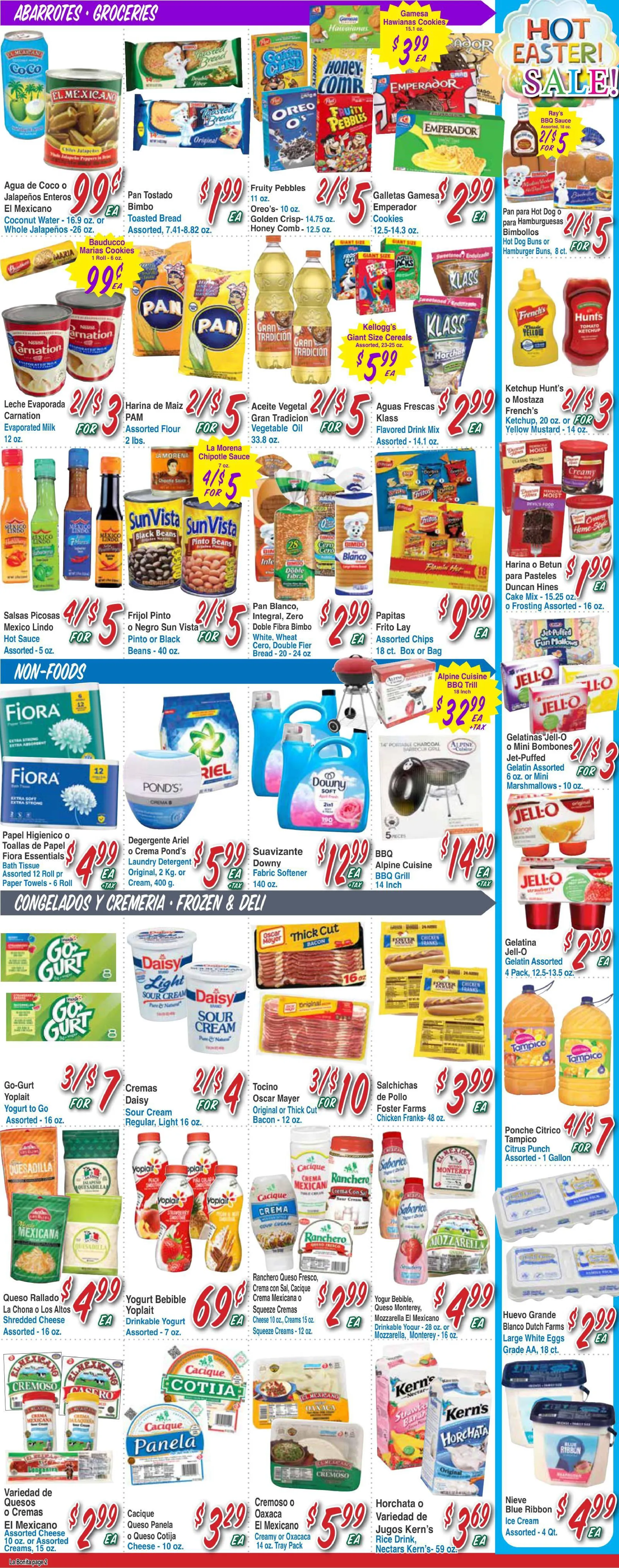 Weekly ad La Bonita Supermarkets Sales from April 1 to April 7 2026 - Page 2