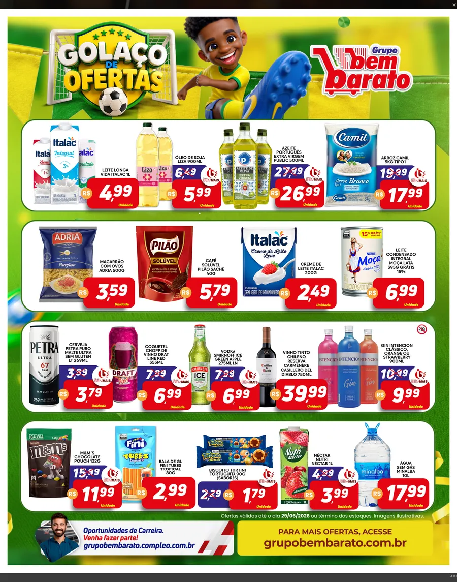 Encarte de Folhetos Bem Barato 23 de junho até 29 de junho 2026 - Pagina 3