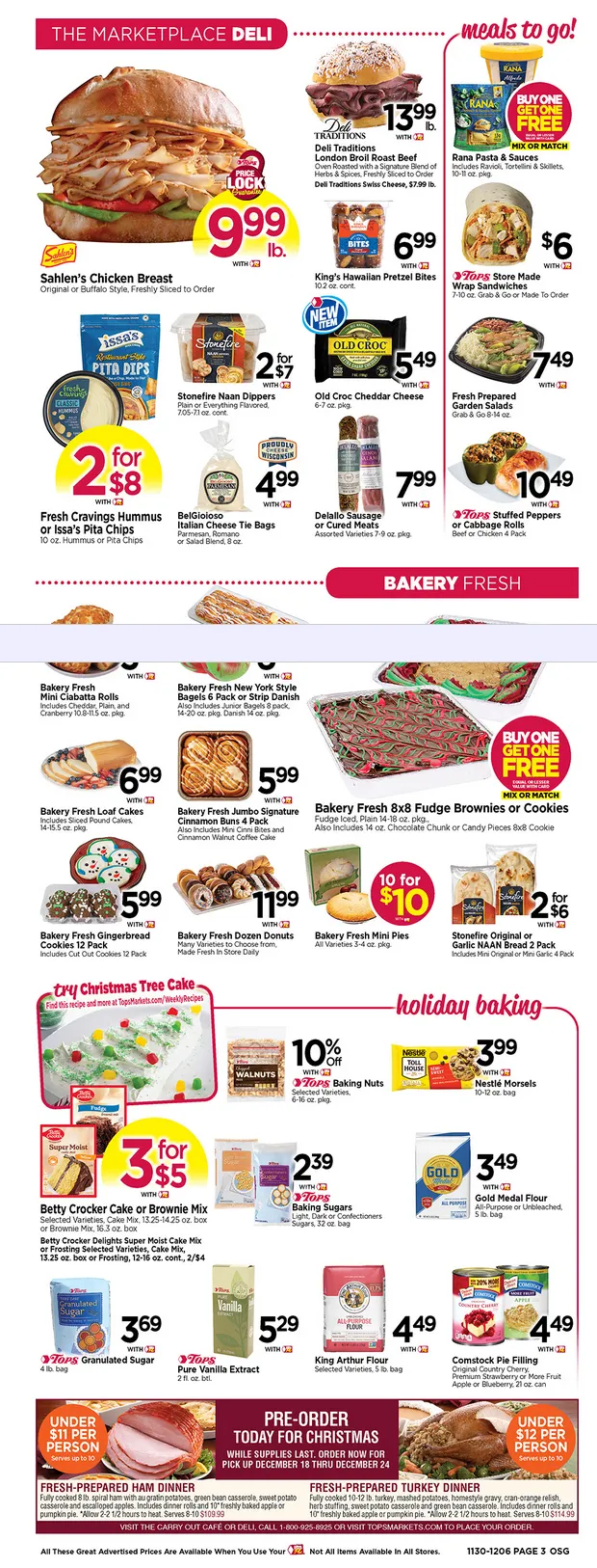 Weekly ad Tops Friendly Markets Sales from November 30 to December 6 2025 - Page 3