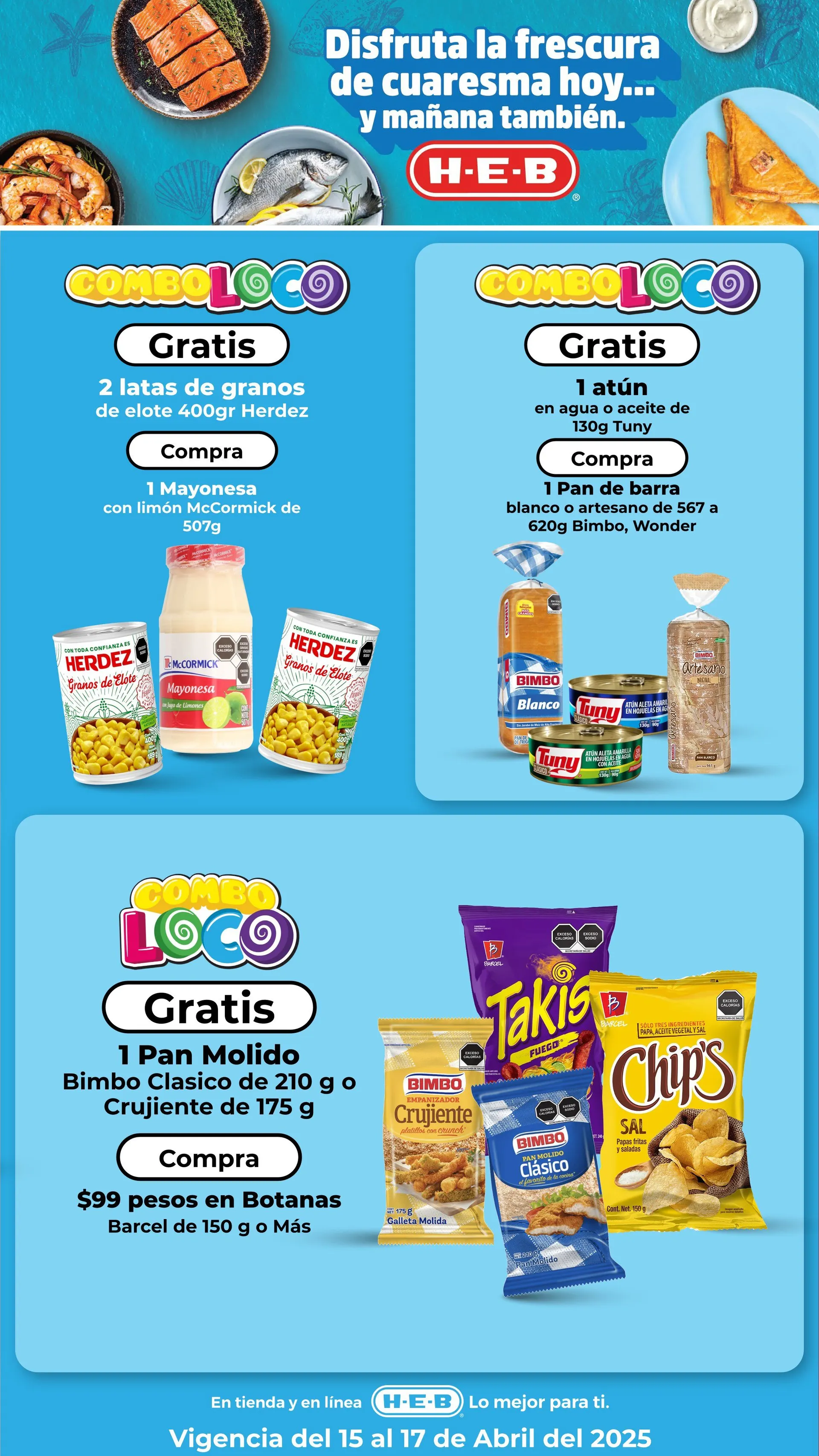 Catálogo de H-E-B  Ofertas 15 de abril al 18 de abril 2025 - Pagina 3