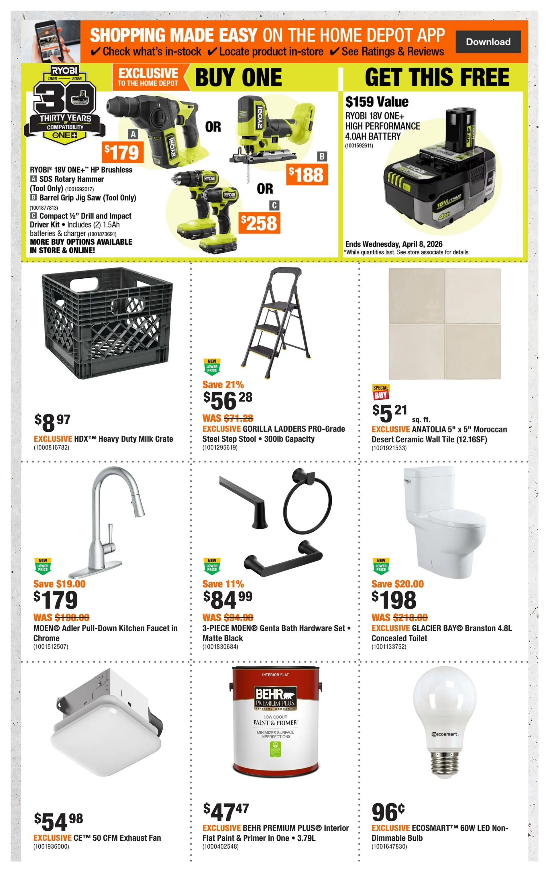 The Home Depot Sales from March 19 to April 1 2026 - flyer page 3
