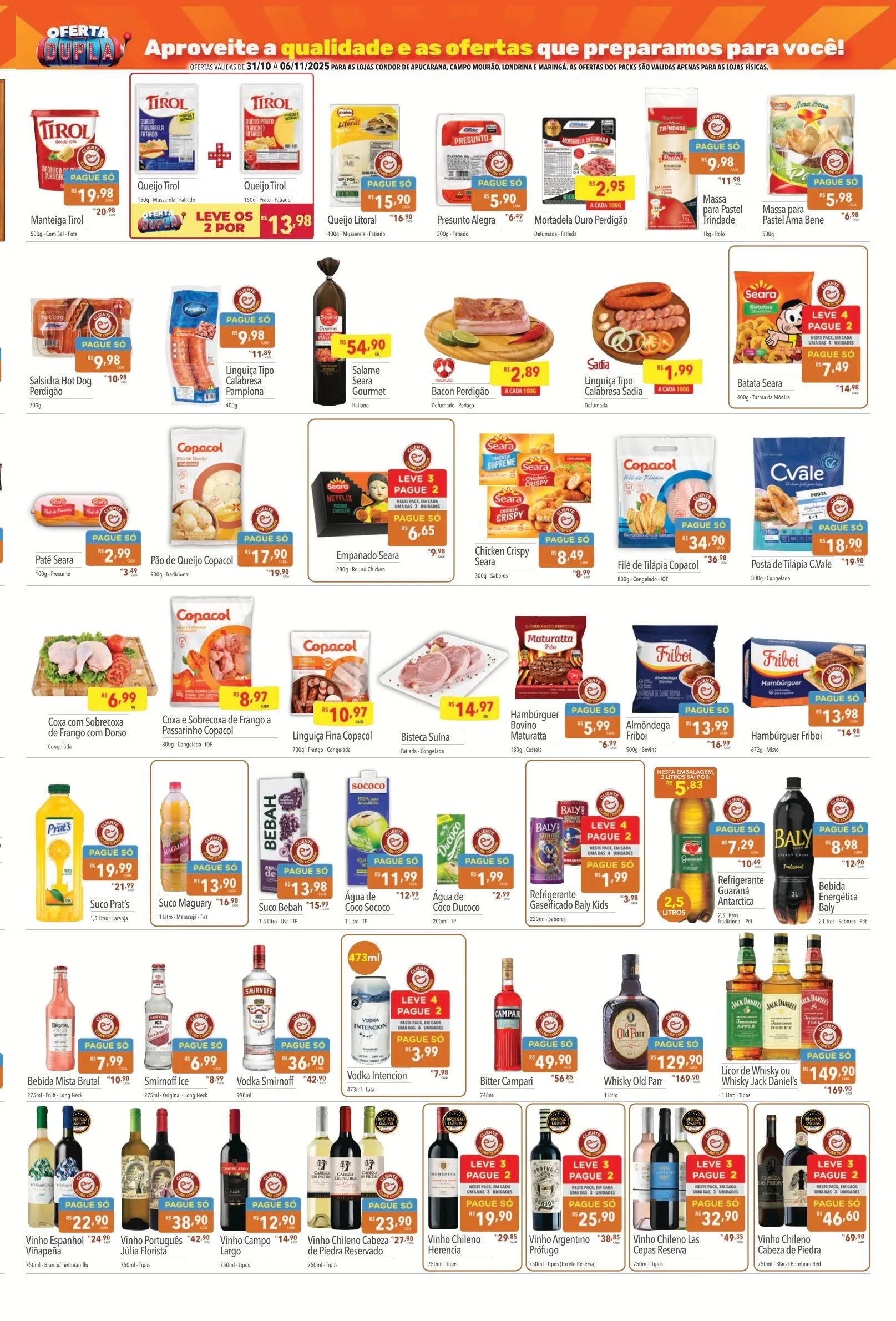 Encarte de Folhetos Supermercados Condor 31 de outubro até 6 de dezembro 2025 - Pagina 3