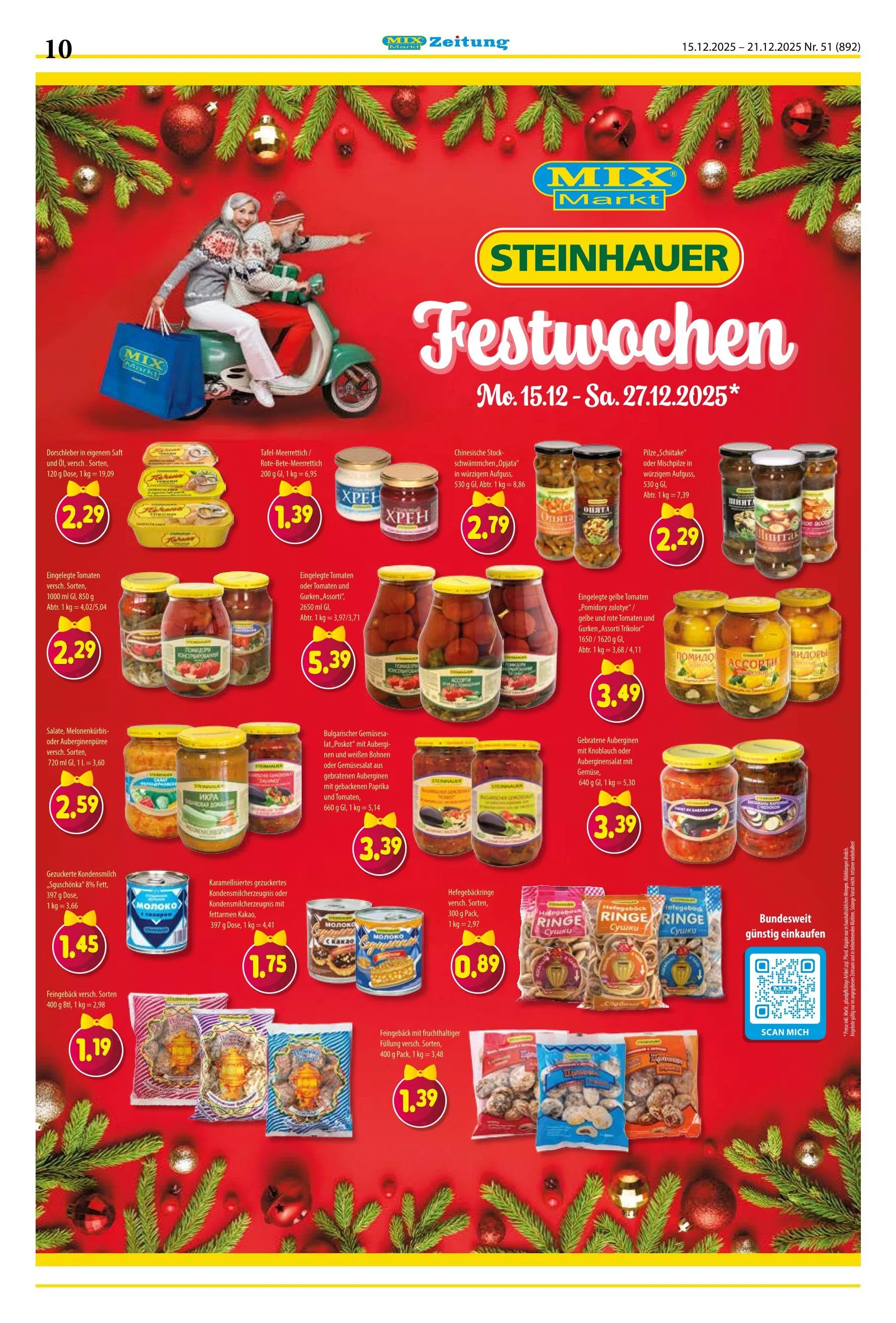 Mix Markt Angebote von 15. Dezember bis 21. Dezember 2025 - Prospekt seite 3
