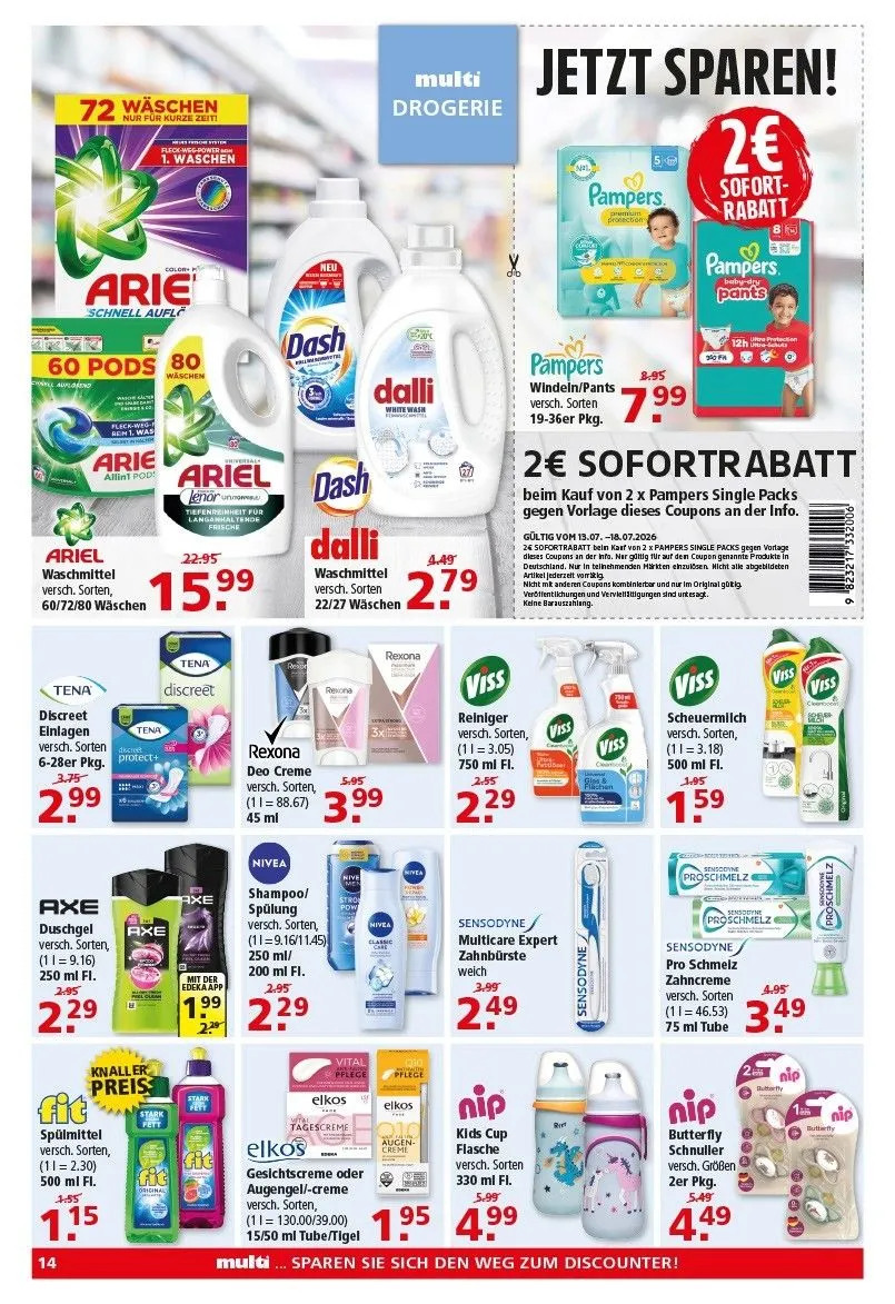 Multi Markt Angebote von 13. Juli bis 18. Juli 2026 - Prospekt seite 3