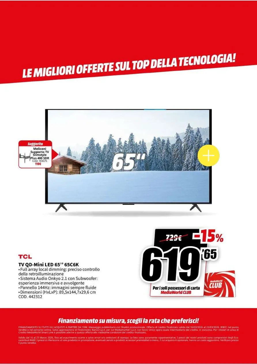 Volantini MEDIAWORLD da 16 marzo a 23 marzo di 2026 - Pagina del volantino 3