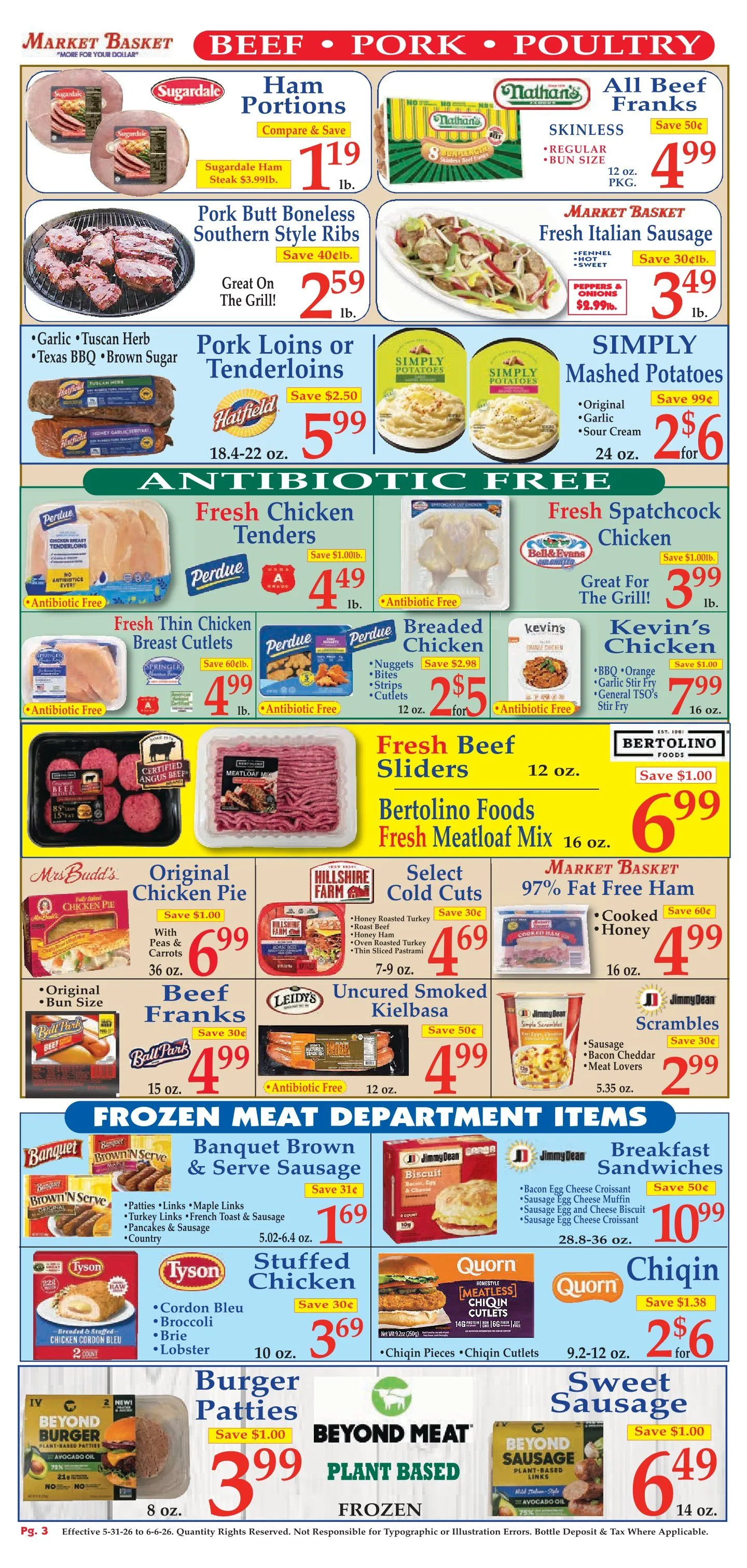 Weekly promotion Market Basket  Sales spanning from May 31 to June 6 2026 - Page 3 for Catalogue 365