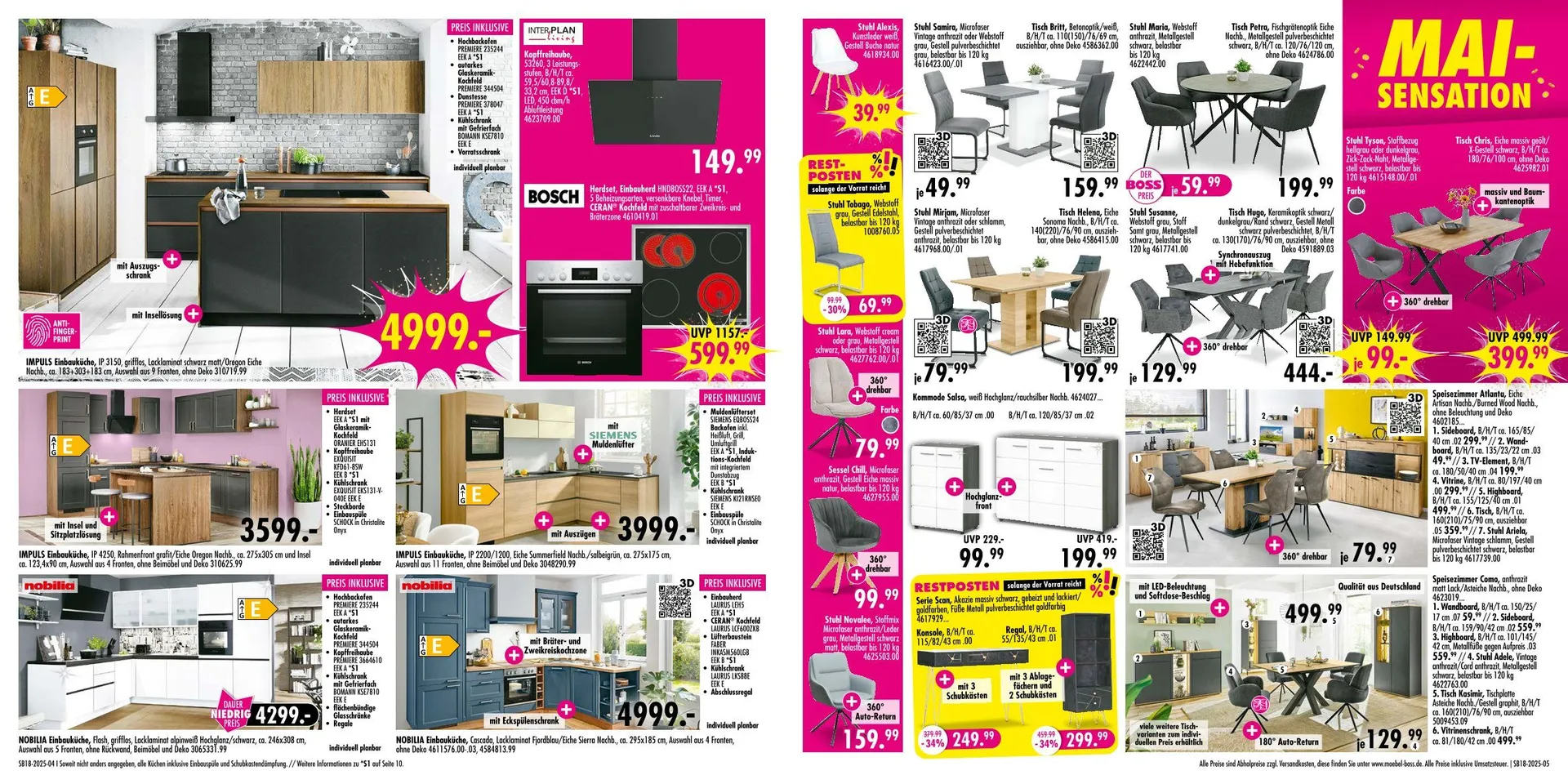 SB Möbel Boss Prospekt von 28. April bis 4. Mai 2025 - Prospekt seite 3