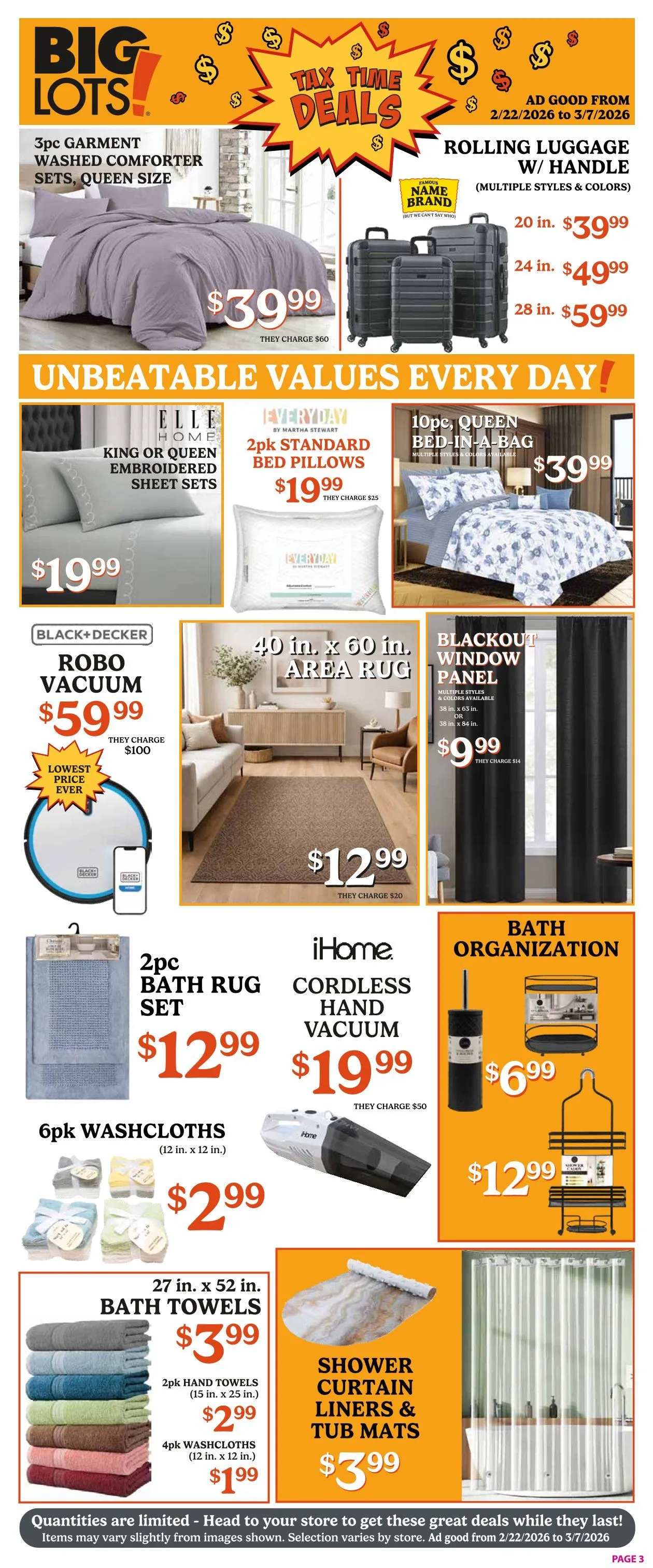 Weekly ad Big Lots Sales from February 22 to March 7 2026 - Page 3