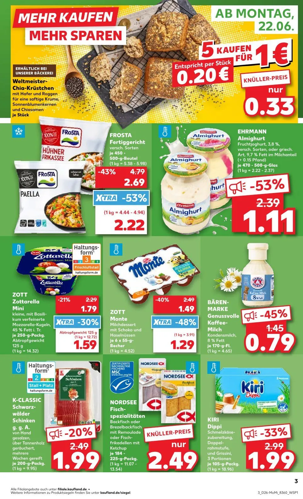Kaufland Prospekte  von 22. Juni bis 24. Juni 2026 - Prospekt seite 3