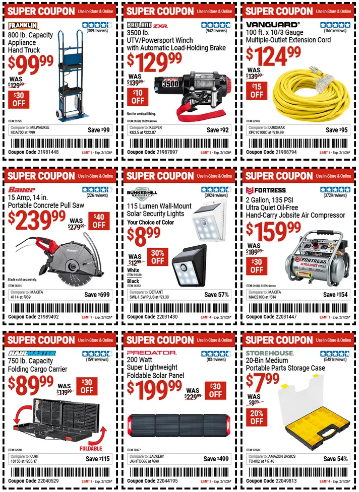 Weekly ad Harbor Freight Sales from January 21 to January 23 2026 - Page 3