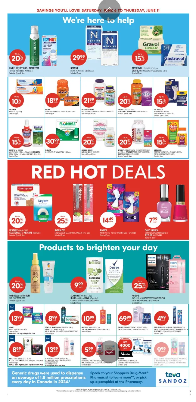  Shoppers Drug Mart Sales from June 6 to June 11 2026 - flyer page 3