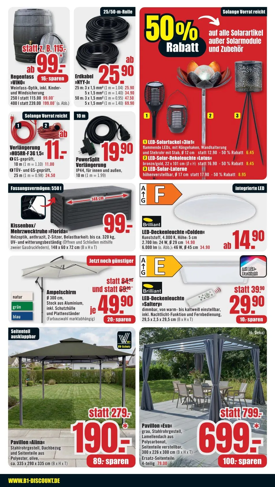 B1 Discount Baumarkt Angebote von 11. Juli bis 17. Juli 2026 - Prospekt seite 3