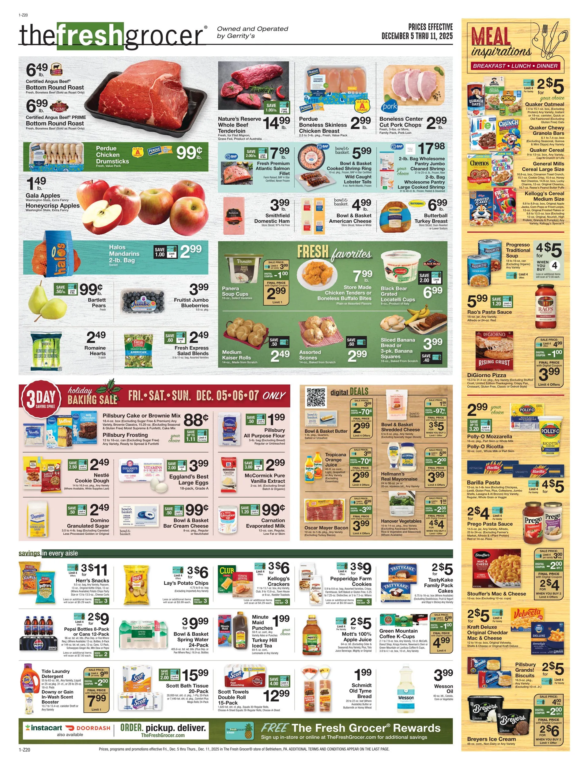 Weekly promotion Gerrity's Supermarkets Sales spanning from December 6 to January 1 2026 - Page 3 for Catalogue 365