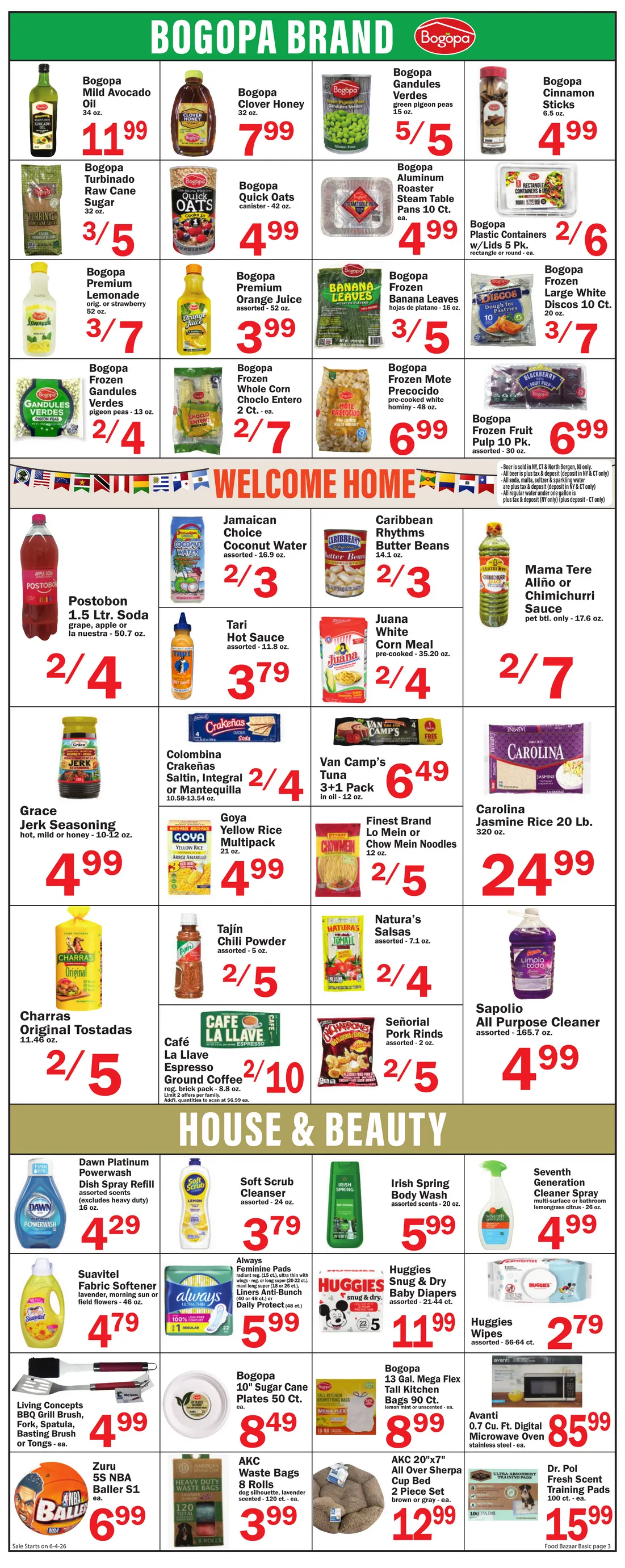 Weekly promotion  Food Bazaar Sales spanning from June 4 to June 10 2026 - Page 3 for Catalogue 365