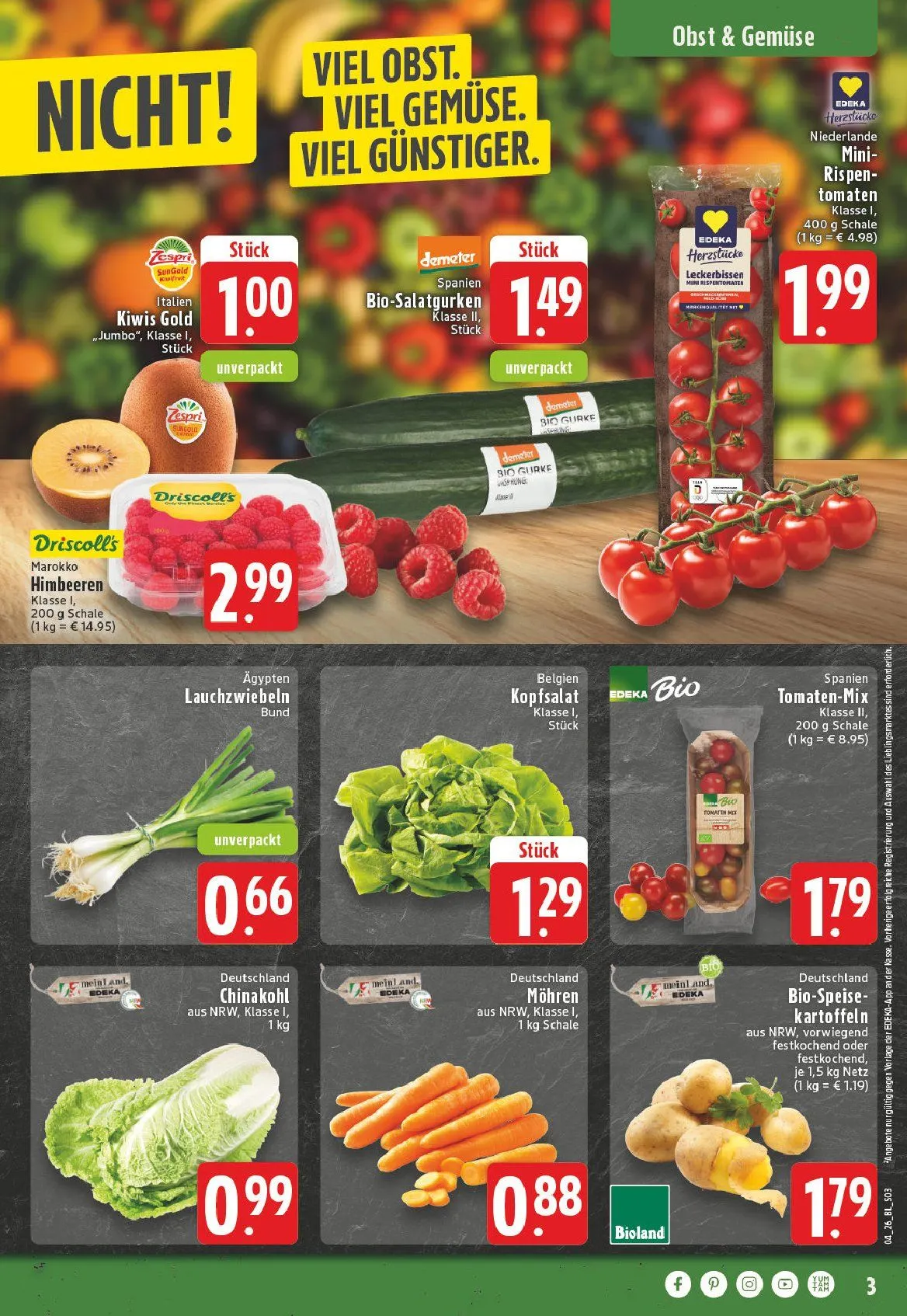 Edeka Prospekte  von 18. Januar bis 23. Januar 2026 - Prospekt seite 3