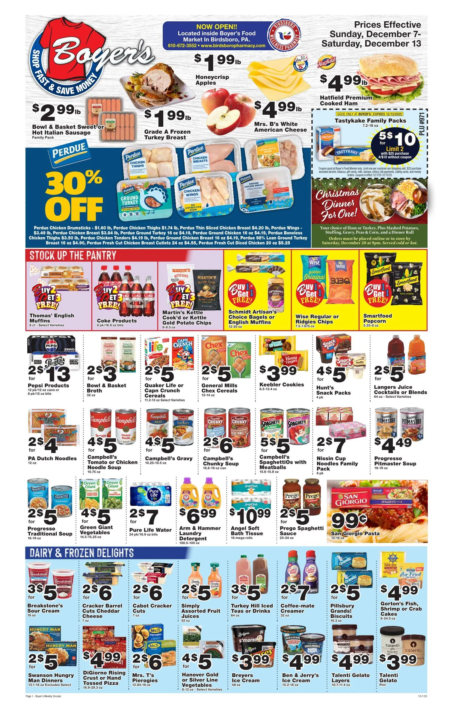 Weekly promotion Boyer's Food Market Sales spanning from December 9 to January 1 2026 - Page 3 for Catalogue 365