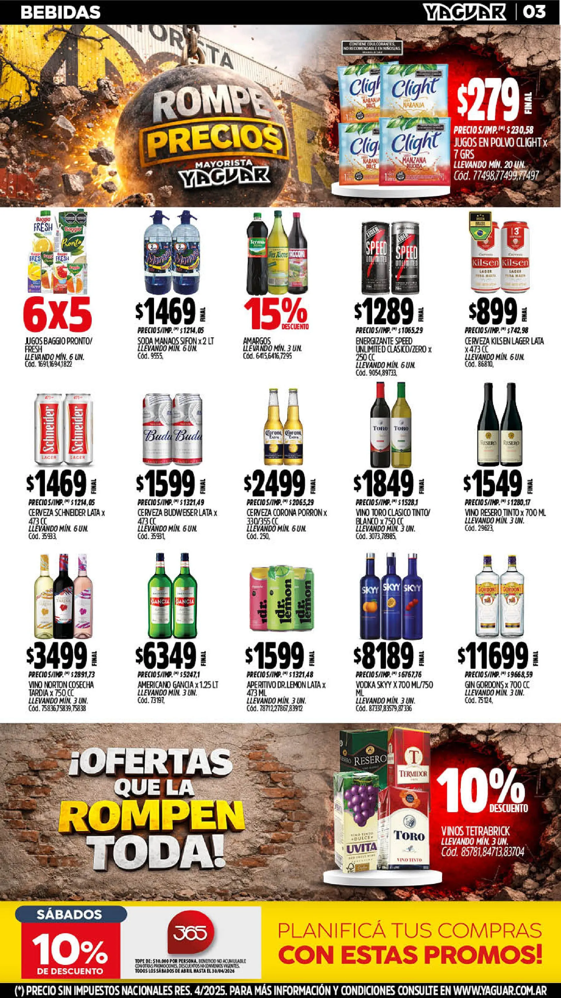 Ofertas de  Yaguar Ofertas 20 de abril al 25 de abril 2026 - Página 3 del catálogo