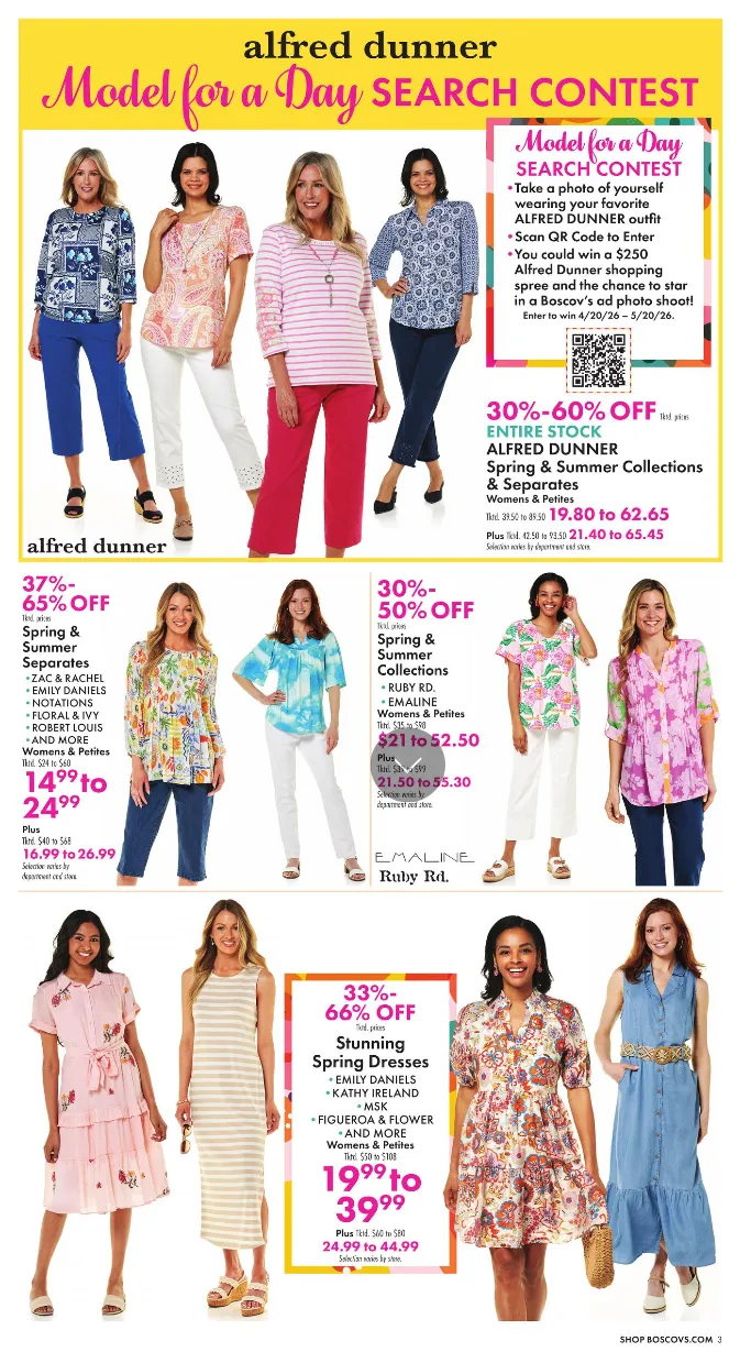 Weekly promotion Boscov's Sales spanning from April 23 to April 29 2026 - Page 3 for Catalogue 365