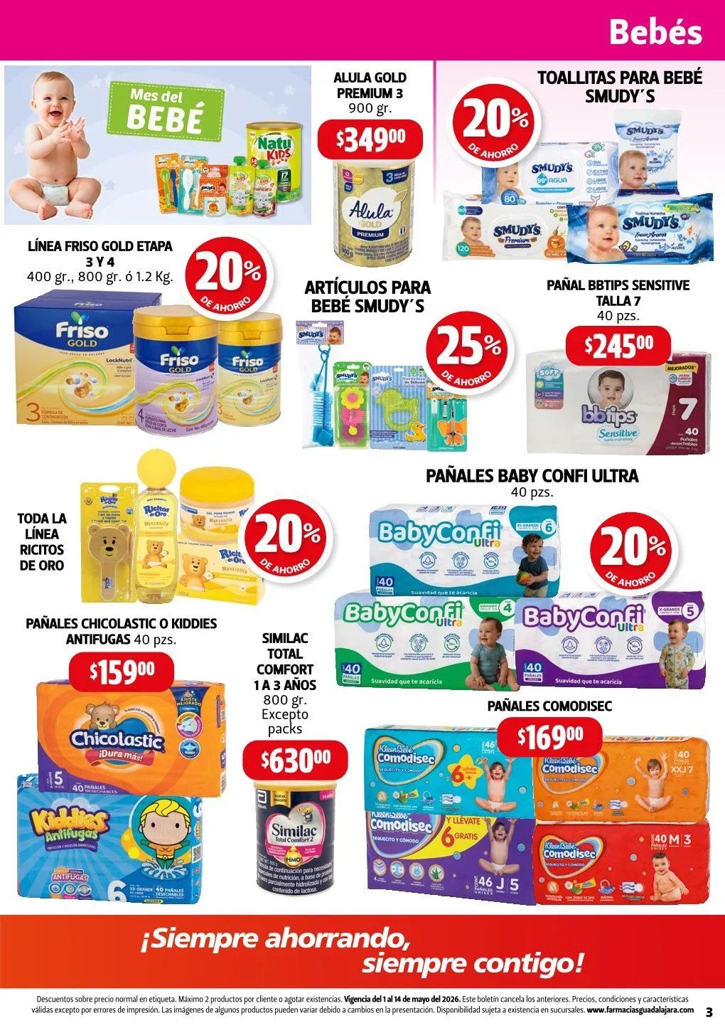 Catálogo de Farmacia Guadalajara Ofertas 1 de mayo al 14 de mayo 2026 - Pagina 3