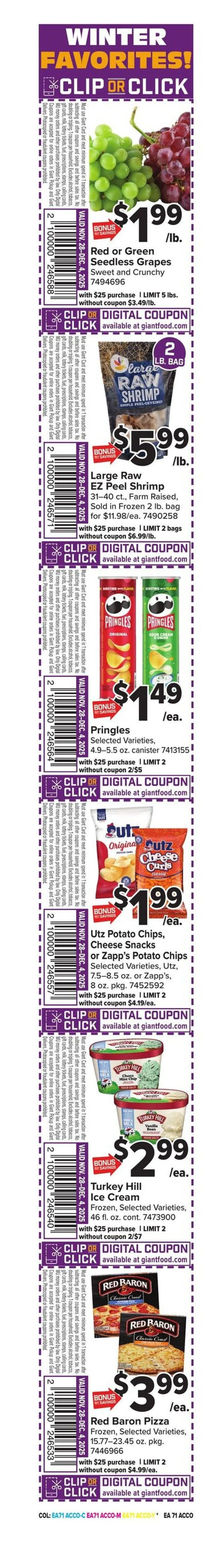 Weekly ad Giant Food Sales from November 28 to December 4 2025 - Page 3