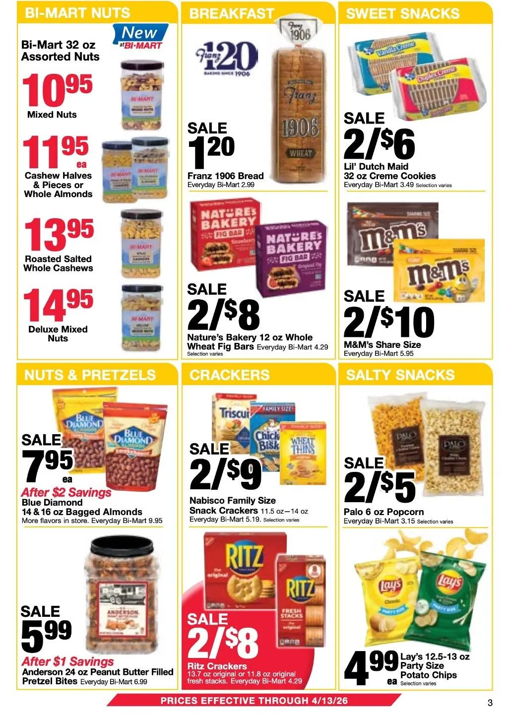 Weekly ad Bi-Mart Sales from March 25 to April 13 2026 - Page 3