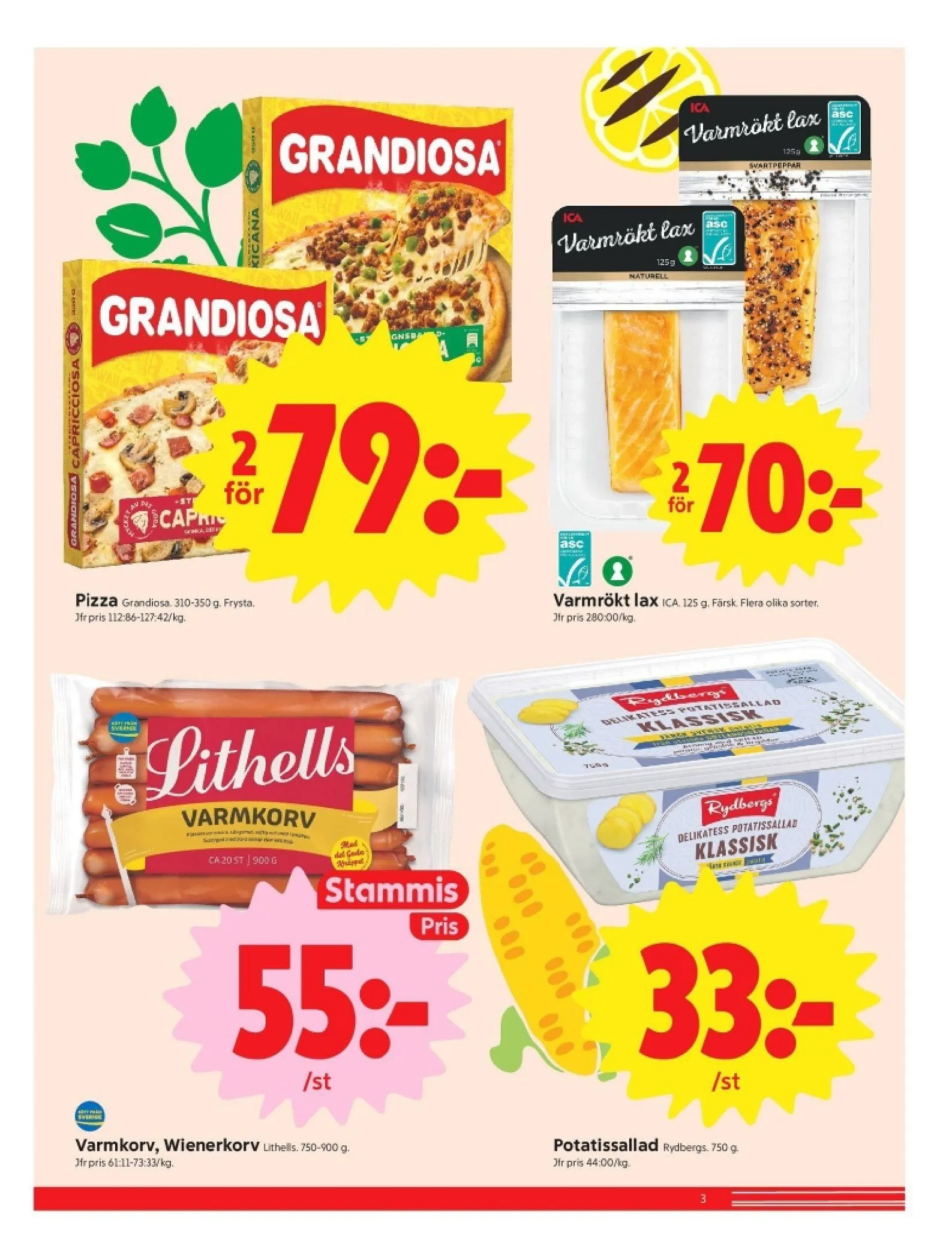 ICA från 13 juli till 27 juli 2026 - Reklamblad sidor 3