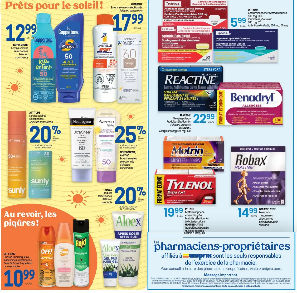 Uniprix Sales from May 14 to May 20 2026 - flyer page 3