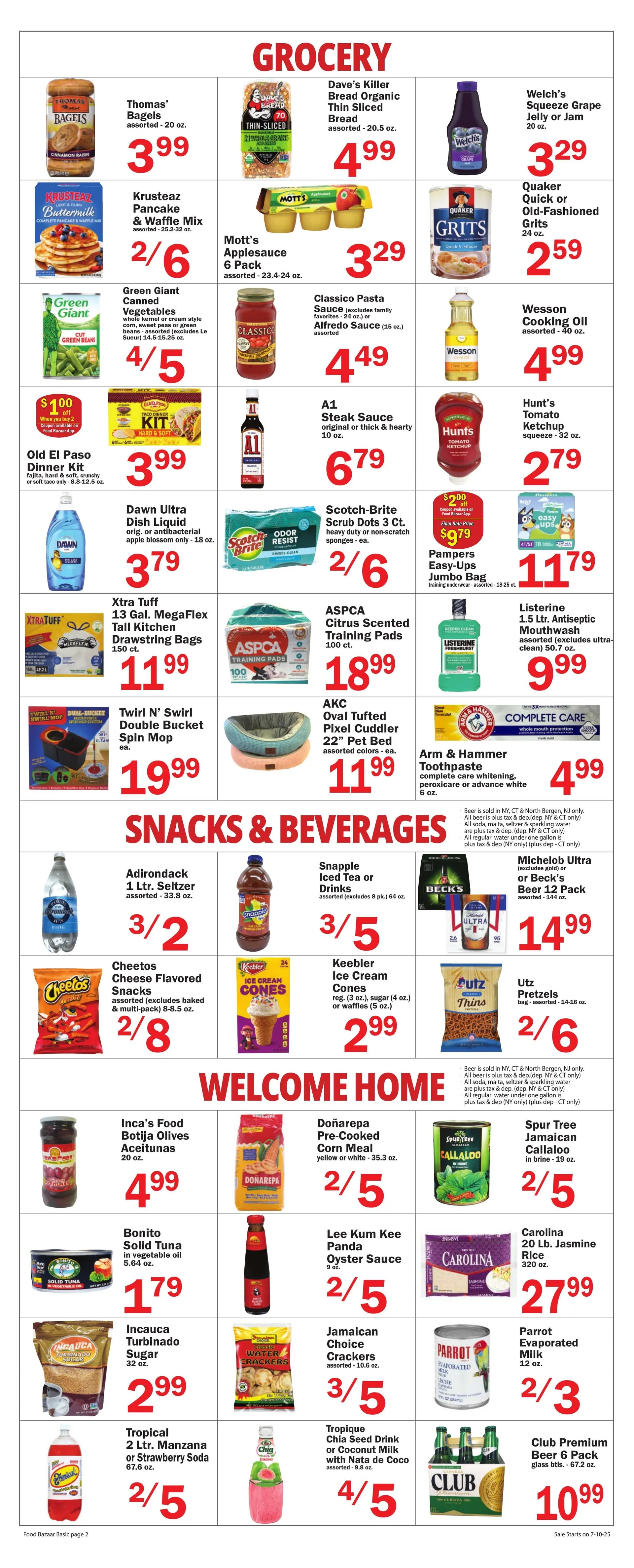 Weekly ad Food Bazaar Sales from July 10 to July 16 2025 - Page 2