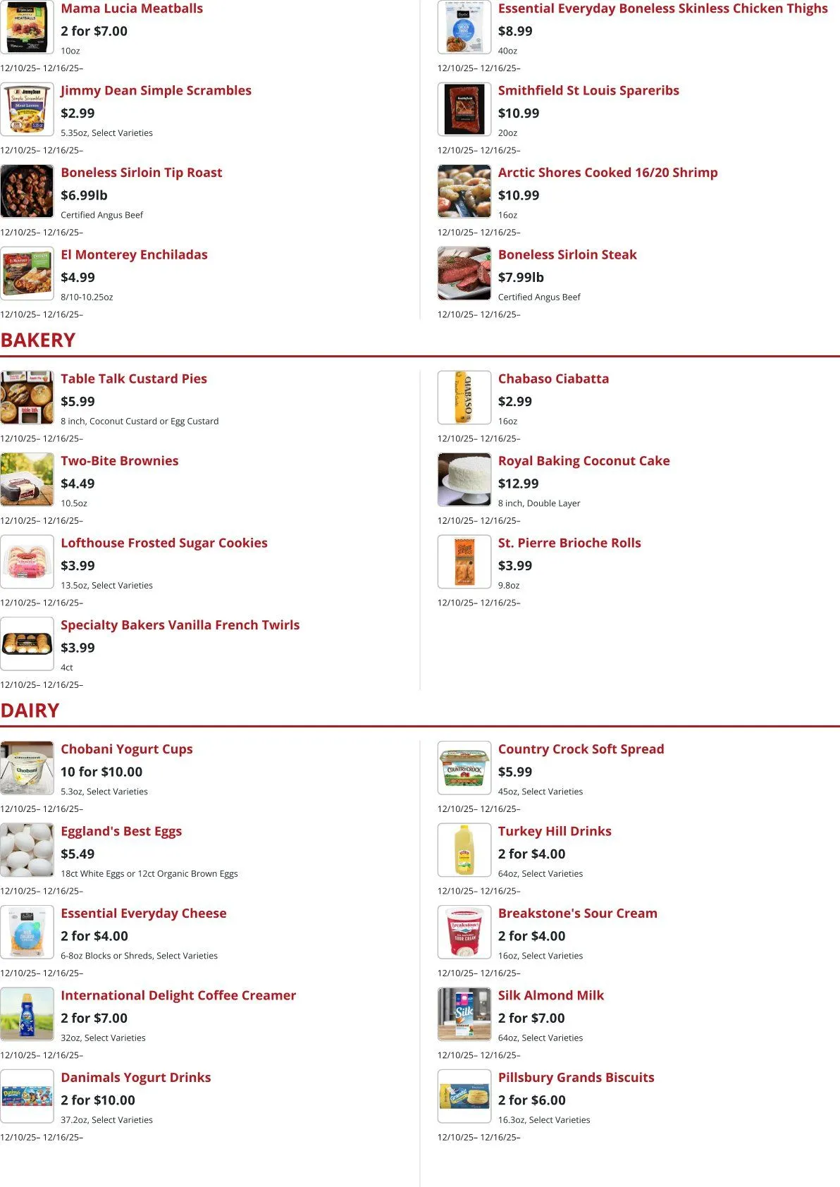 Weekly promotion Farm Fresh Sales spanning from December 10 to December 16 2025 - Page 3 for Catalogue 365