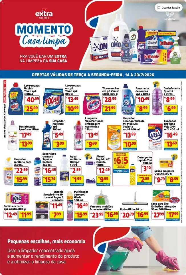 Encarte de Folhetos Extra 14 de julho até 20 de julho 2026 - Pagina 3