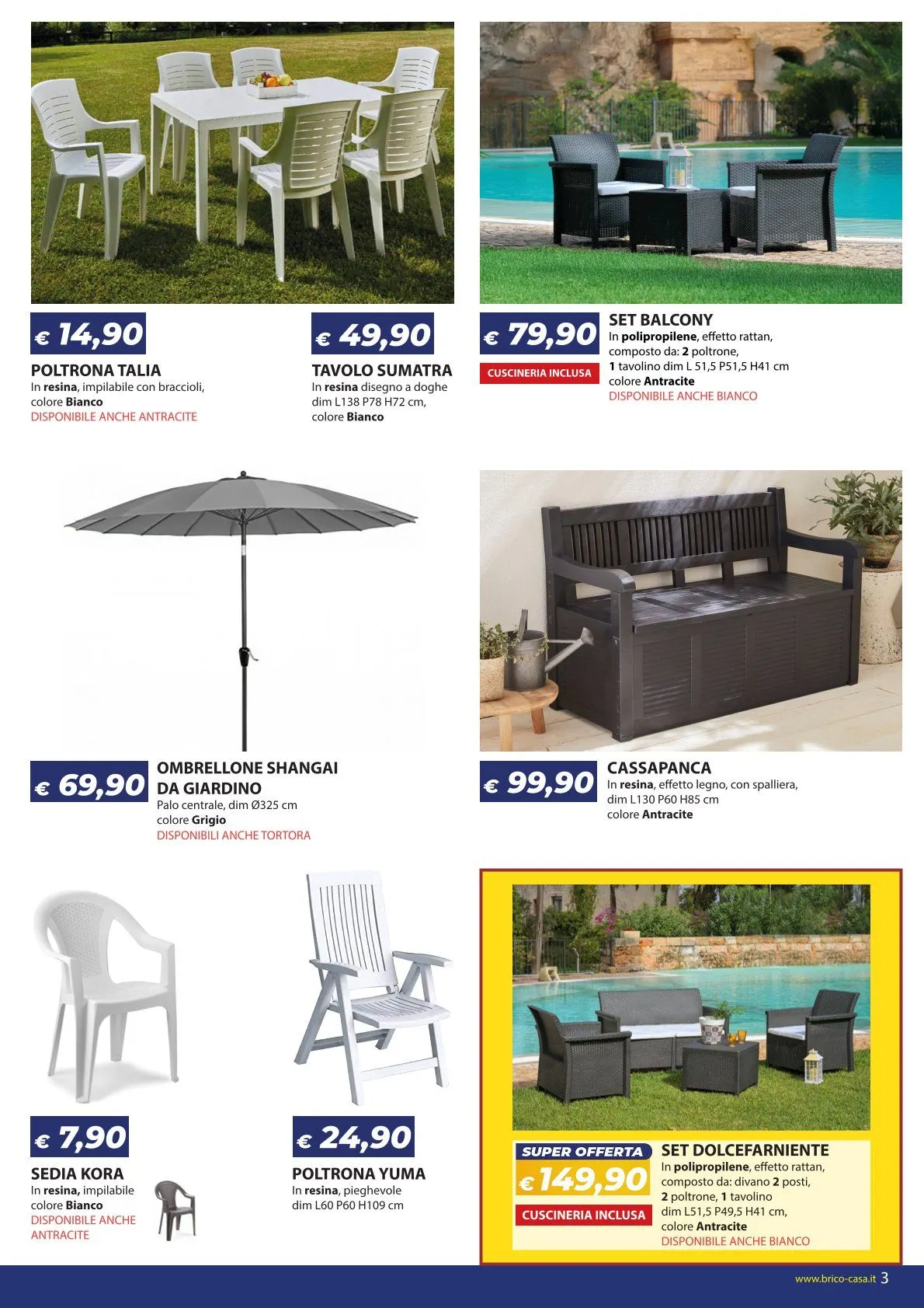 Volantini Bricocasa da 3 luglio a 27 luglio di 2025 - Pagina del volantino 3