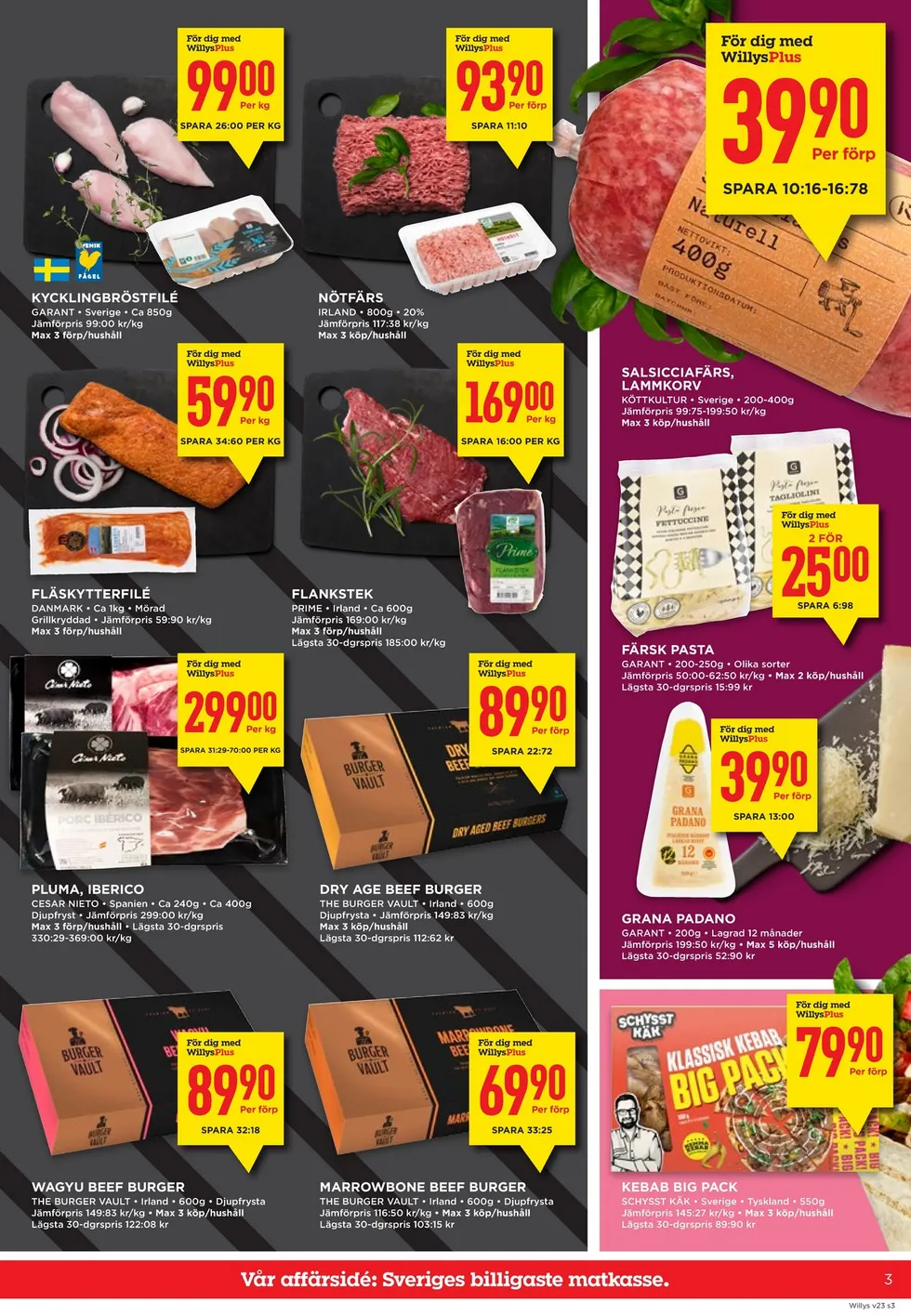 Willys Erbjudanden från 1 juni till 7 juni 2026 - Reklamblad sidor 3