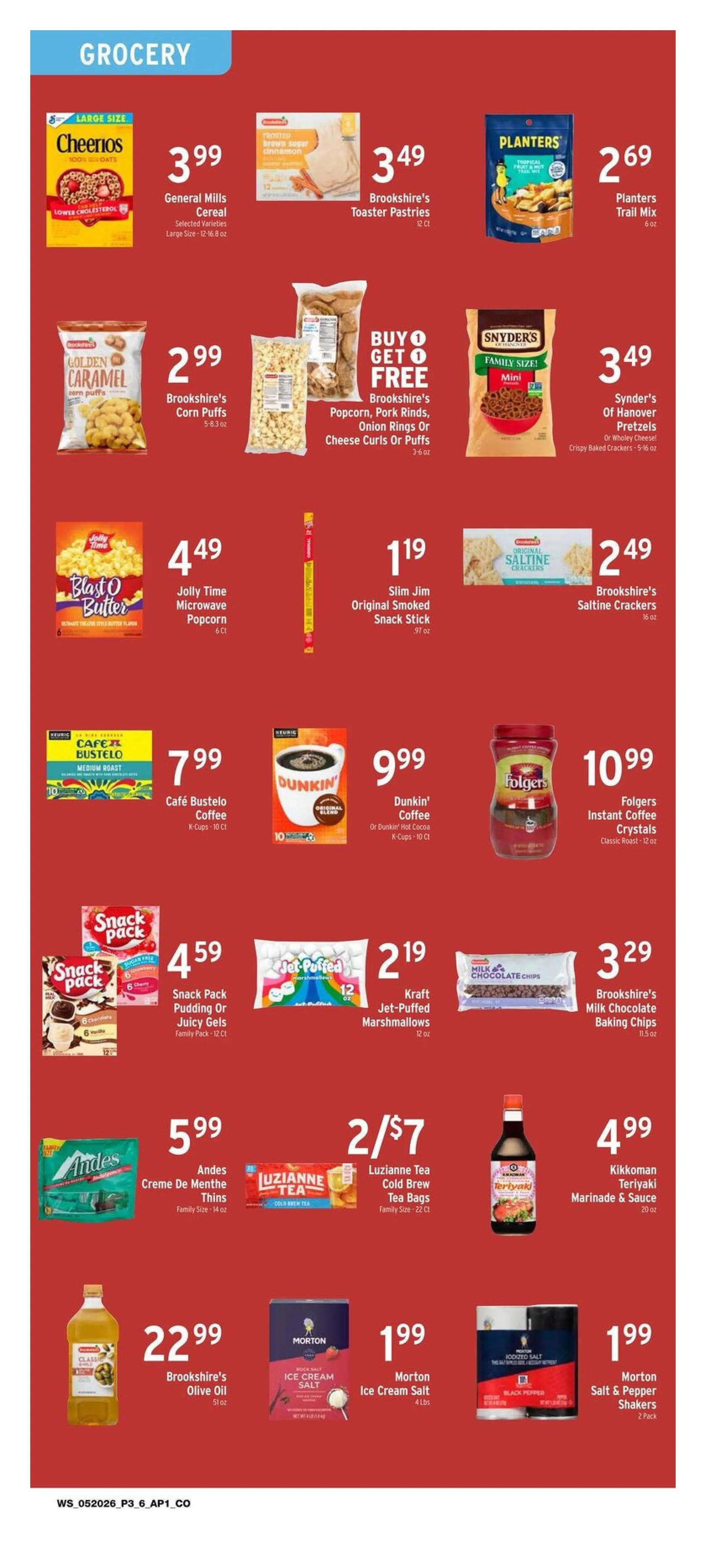 Weekly promotion Brookshires Sales spanning from May 20 to May 26 2026 - Page 3 for Catalogue 365