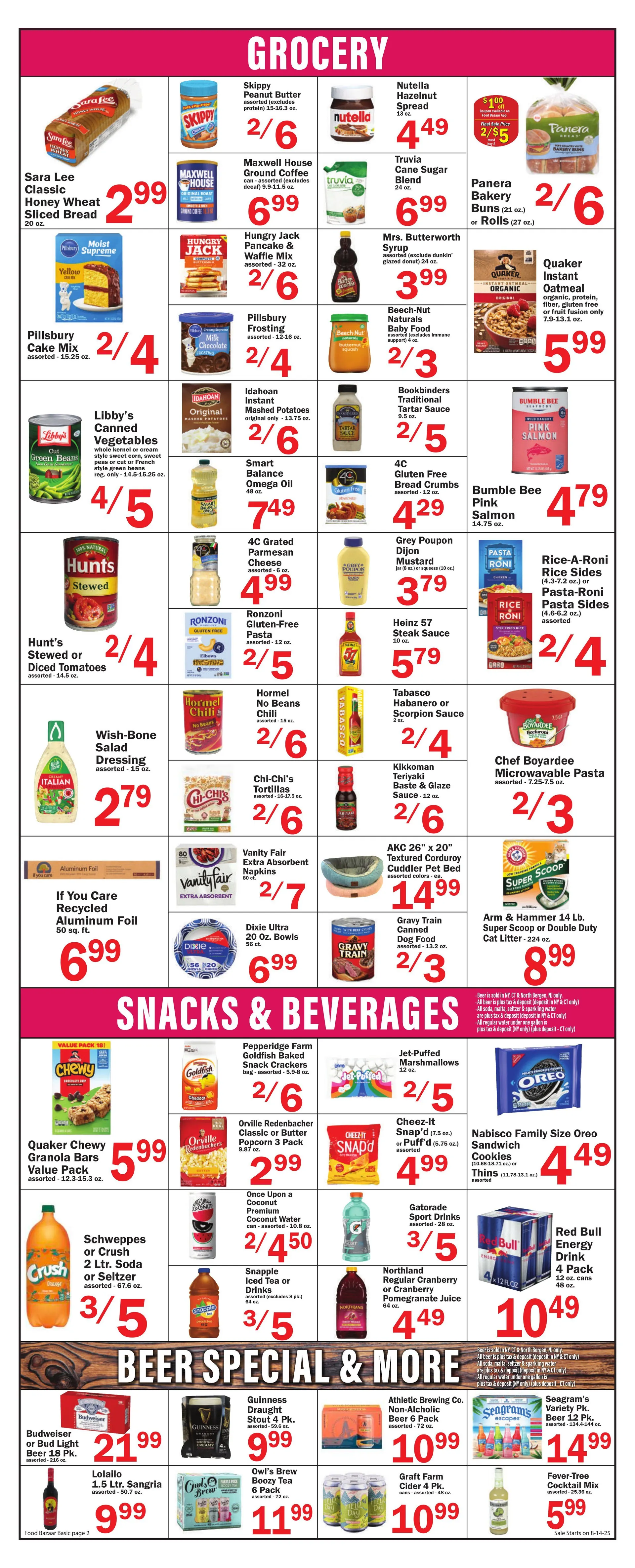 Weekly ad Food Bazaar Sales from August 14 to August 20 2025 - Page 2