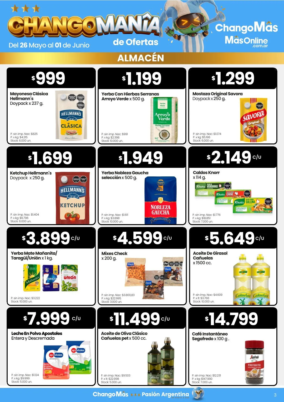 Ofertas de Changomas Ofertas 26 de mayo al 1 de junio 2026 - Página 3 del catálogo