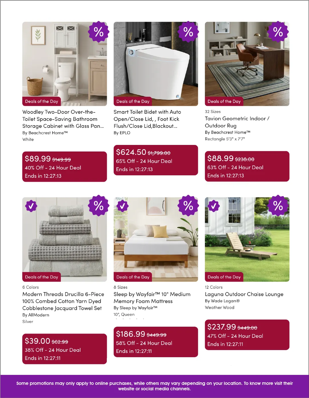 Weekly ad  Wayfair Sales from April 21 to May 10 2026 - Page 2