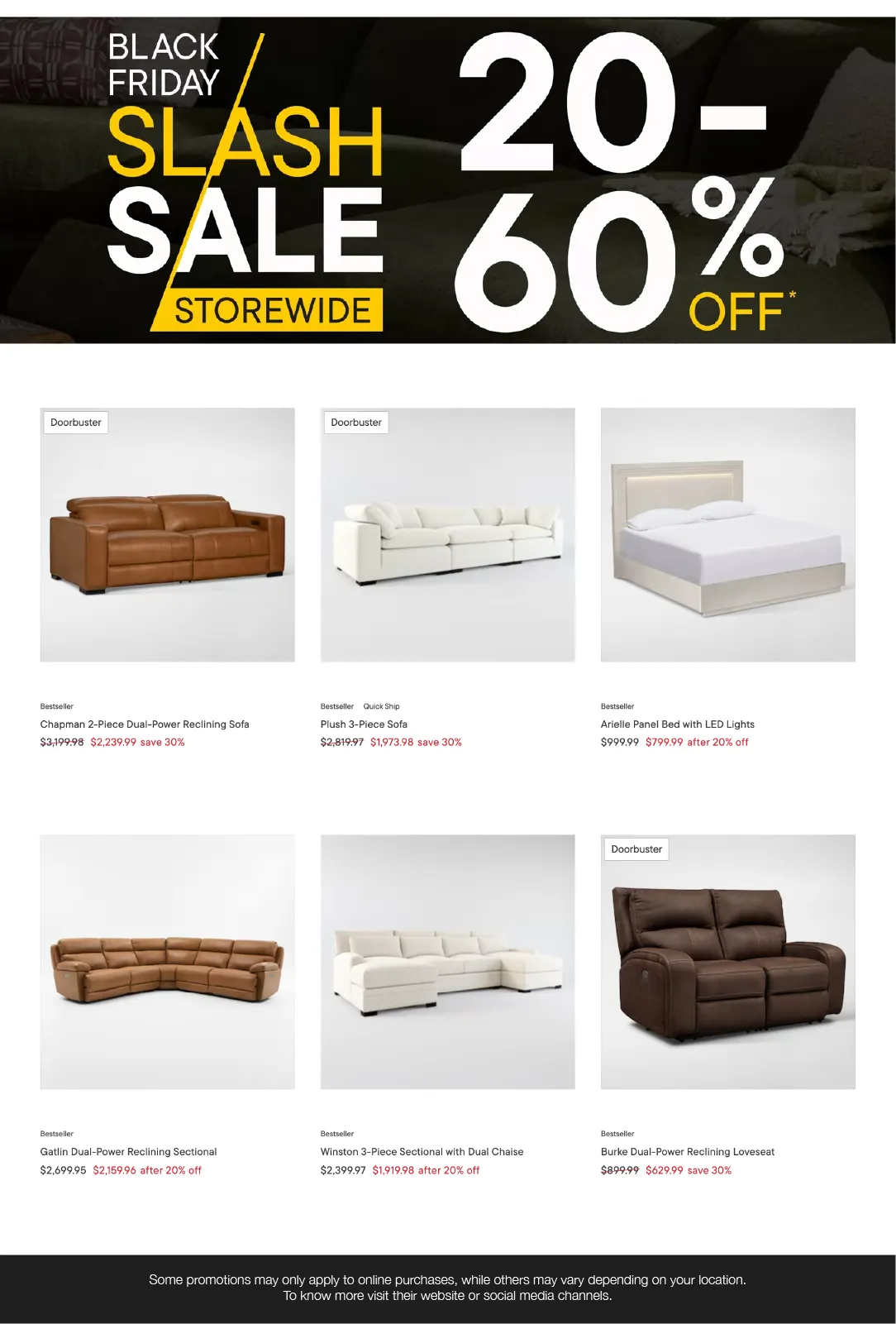 Weekly ad American Signature Furniture Sales from November 25 to December 6 2025 - Page 2