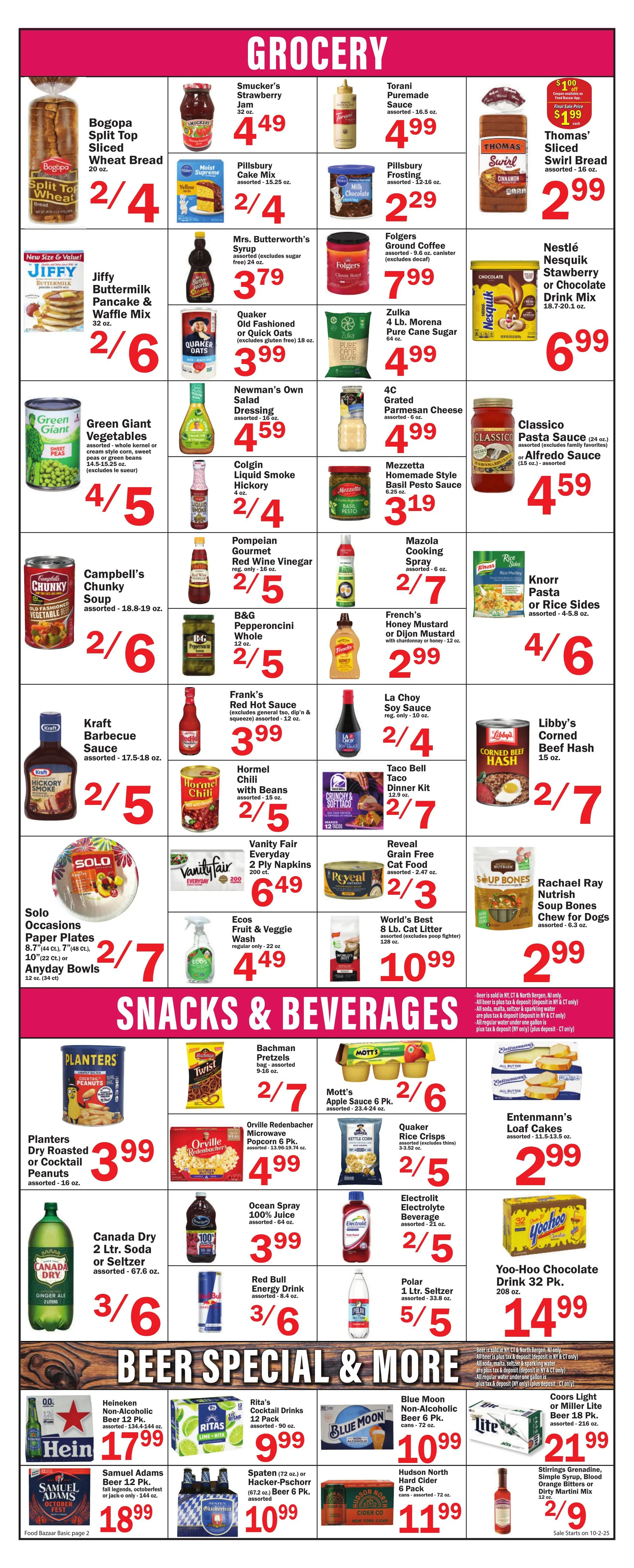 Weekly ad  Food Bazaar Sales from October 2 to October 8 2025 - Page 2