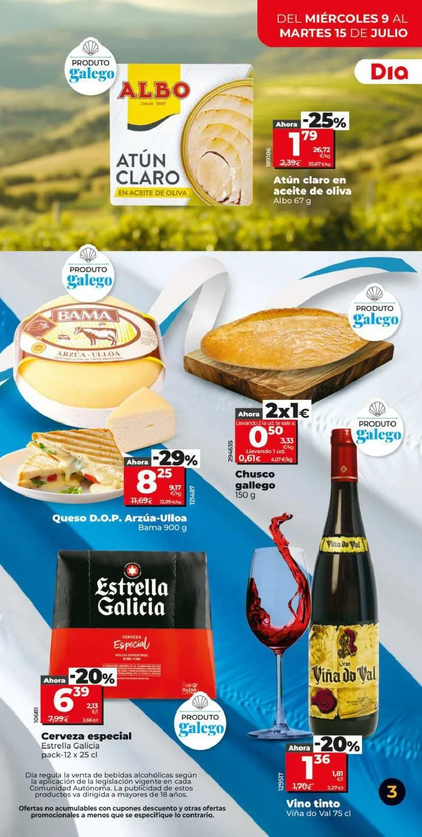 Catálogo de Dia Últimas ofertas 9 de julio al 15 de julio 2025 - Página 3