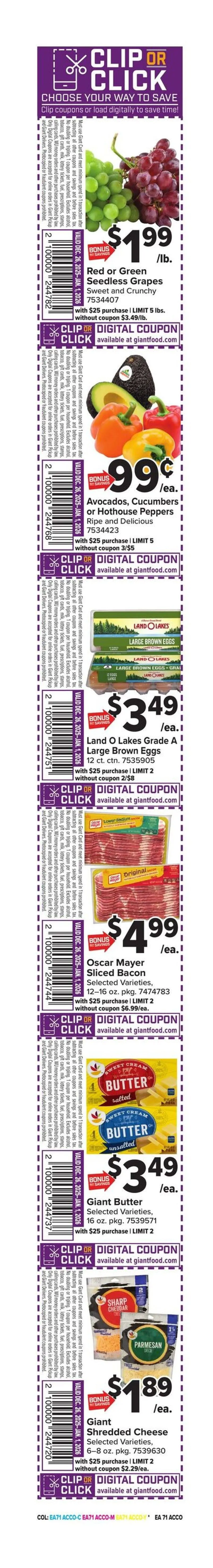 Weekly ad Giant Food Sales from December 26 to January 1 2026 - Page 3