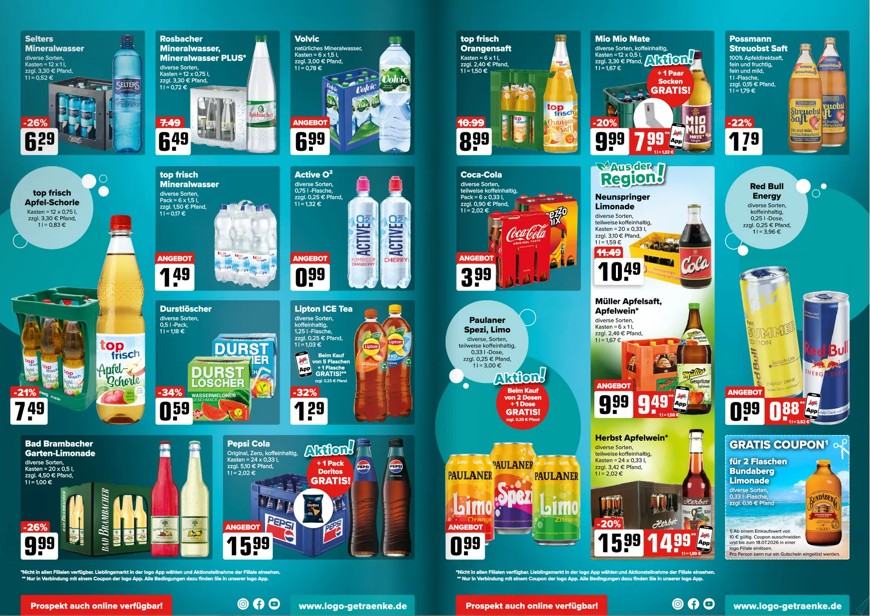 Logo Getränkemarkt Angebote von 13. Juli bis 18. Juli 2026 - Prospekt seite 3