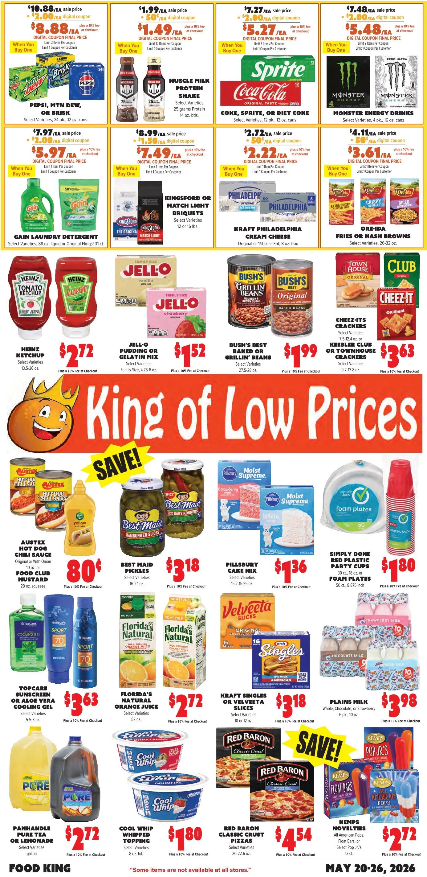 Weekly promotion Food King weekly ads spanning from May 20 to May 26 2026 - Page 3 for Catalogue 365