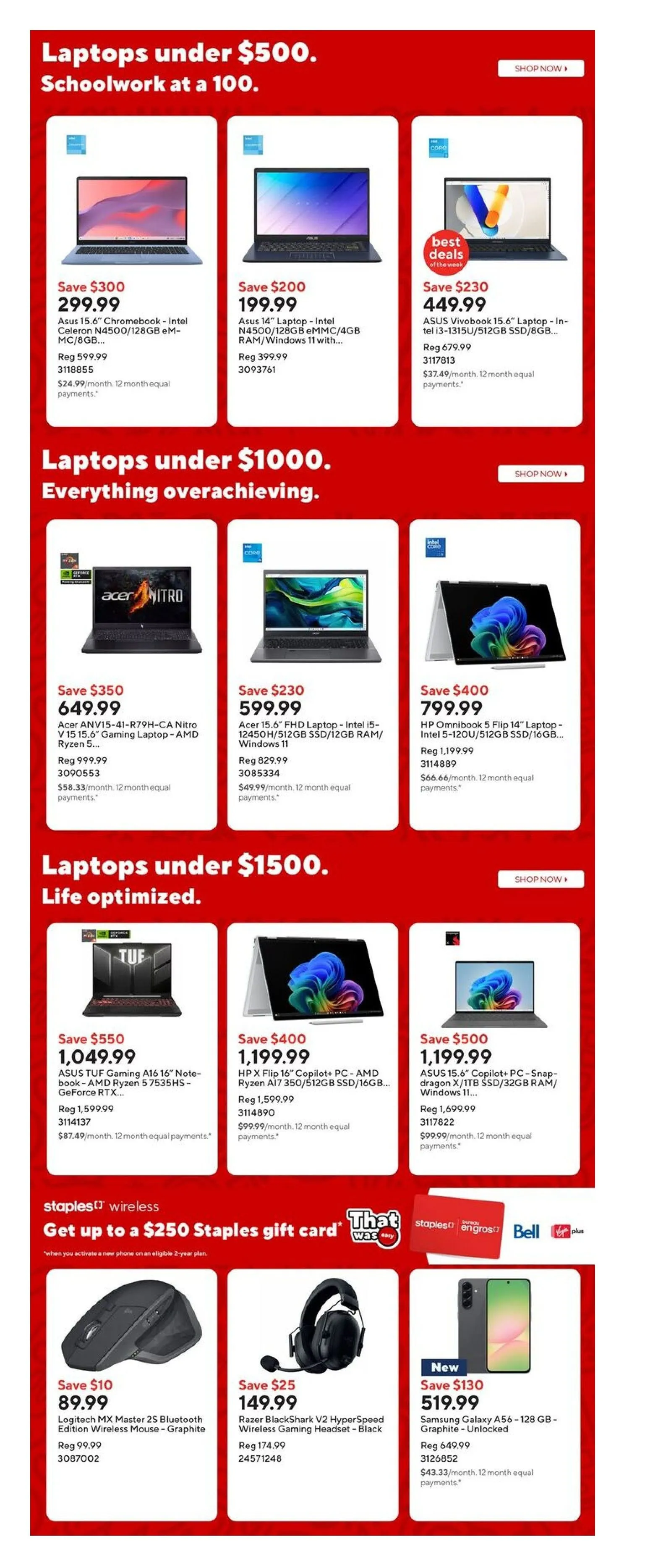 Staples Sales from August 14 to September 11 2025 - flyer page 3