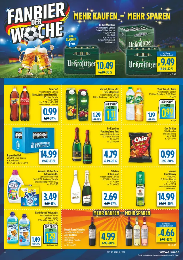 Diska Angebote von 15. Juni bis 20. Juni 2026 - Prospekt seite 3