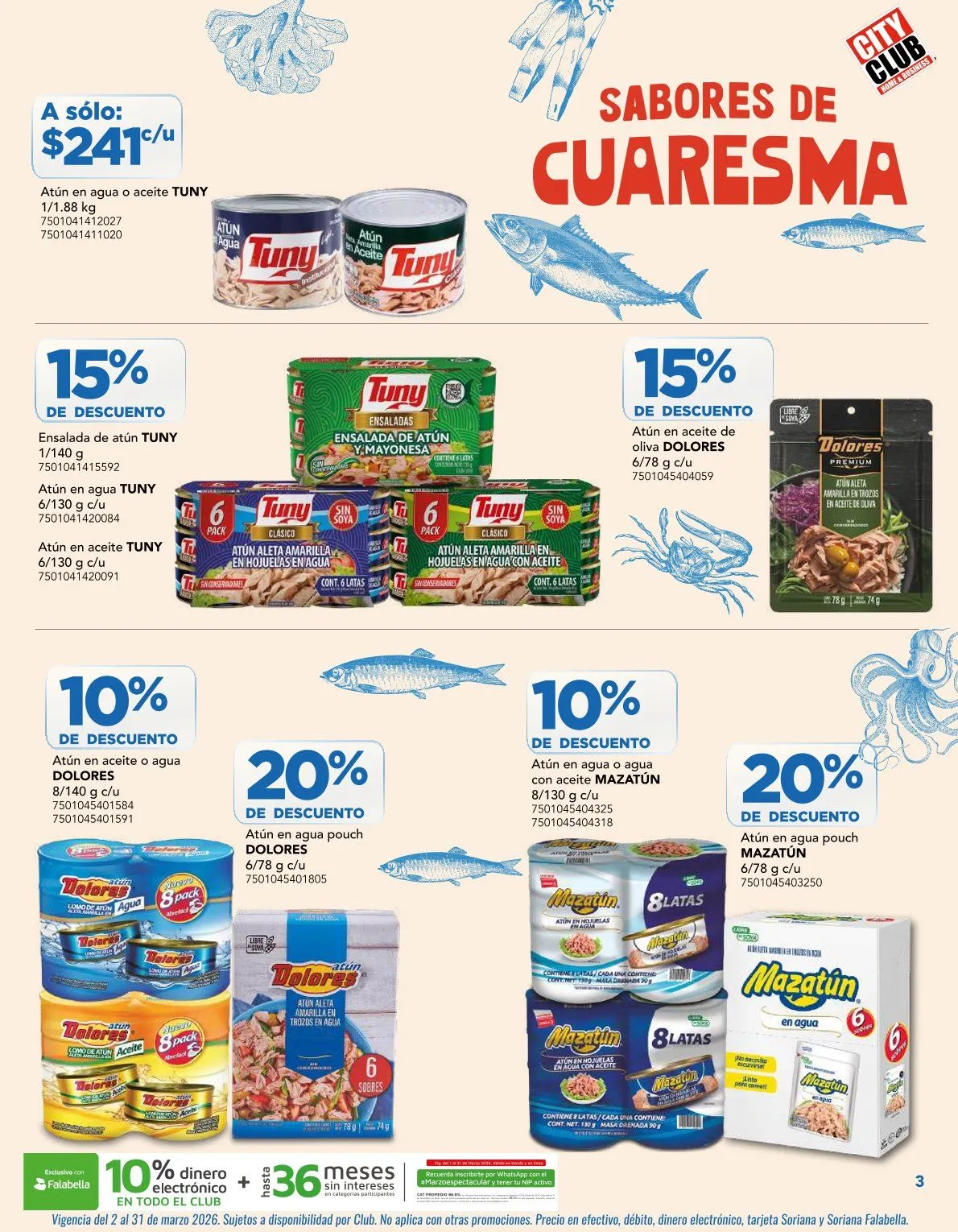 Catálogo de Ofertas  City Club 2 de marzo al 31 de marzo 2026 - Pagina 3