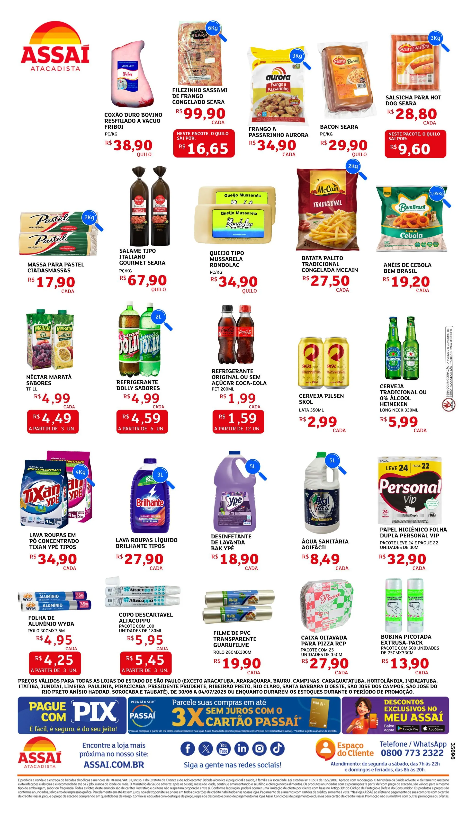 Encarte de Catálogo: Assaí Atacadista 30 de junho até 4 de julho 2025 - Pagina 2