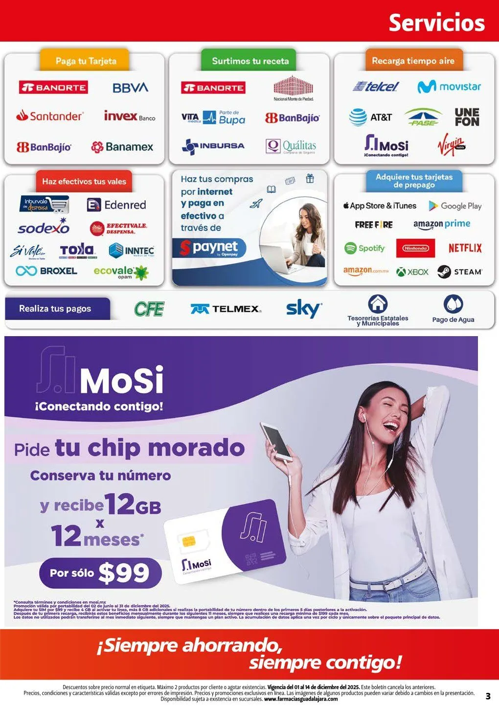 Catálogo de Farmacia Guadalajara 17 de diciembre al 22 de diciembre 2025 - Pagina 3